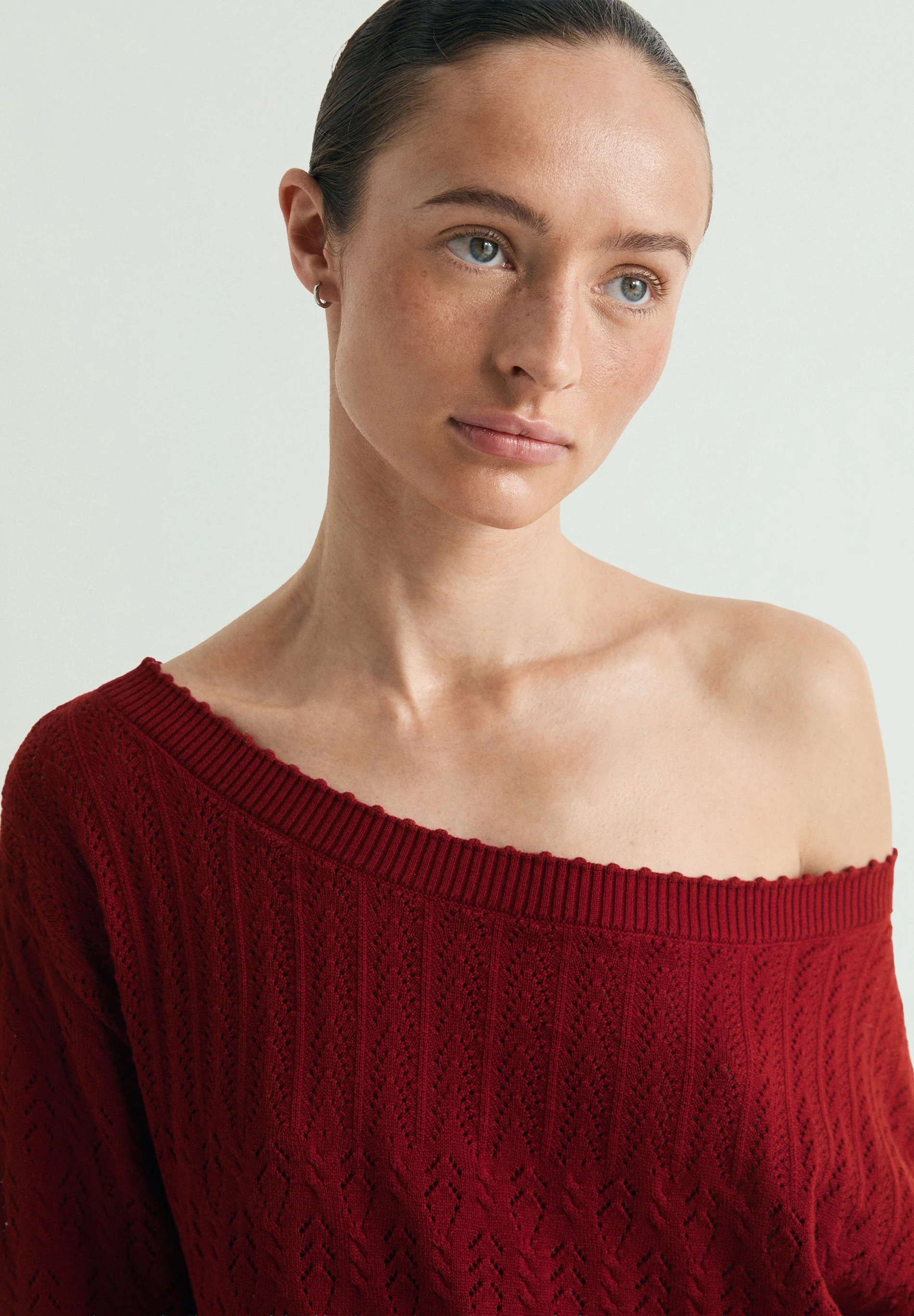 POINTELLE CUT-OUT SWEATER - Image 4
