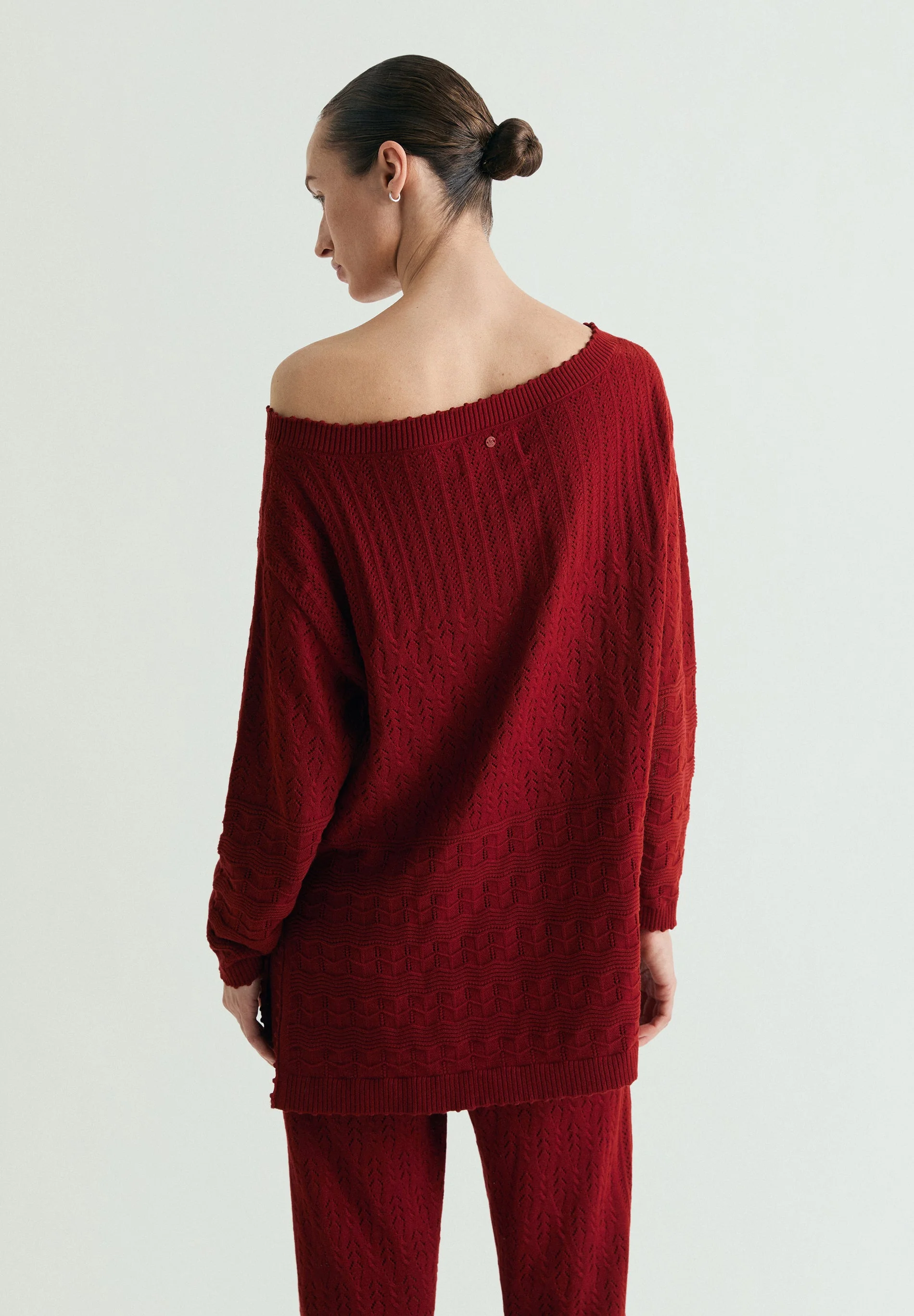 POINTELLE CUT-OUT SWEATER - Image 5