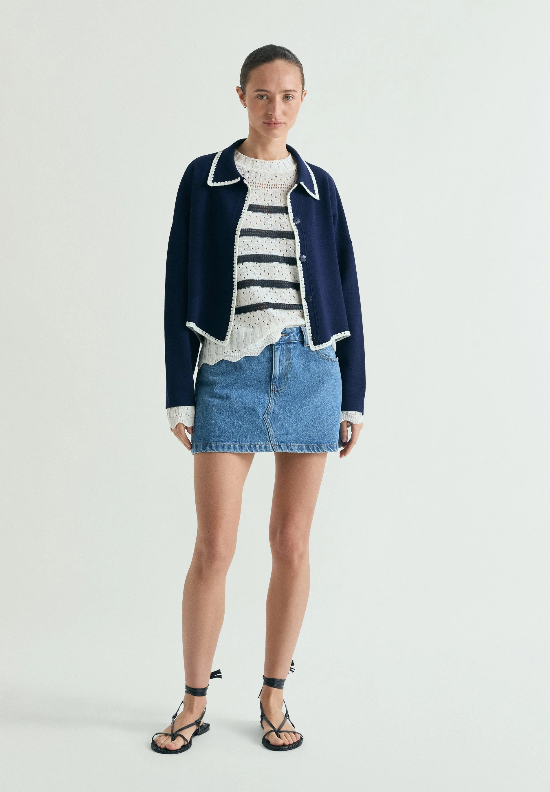 STRIPED KNIT SWEATER - Image 4