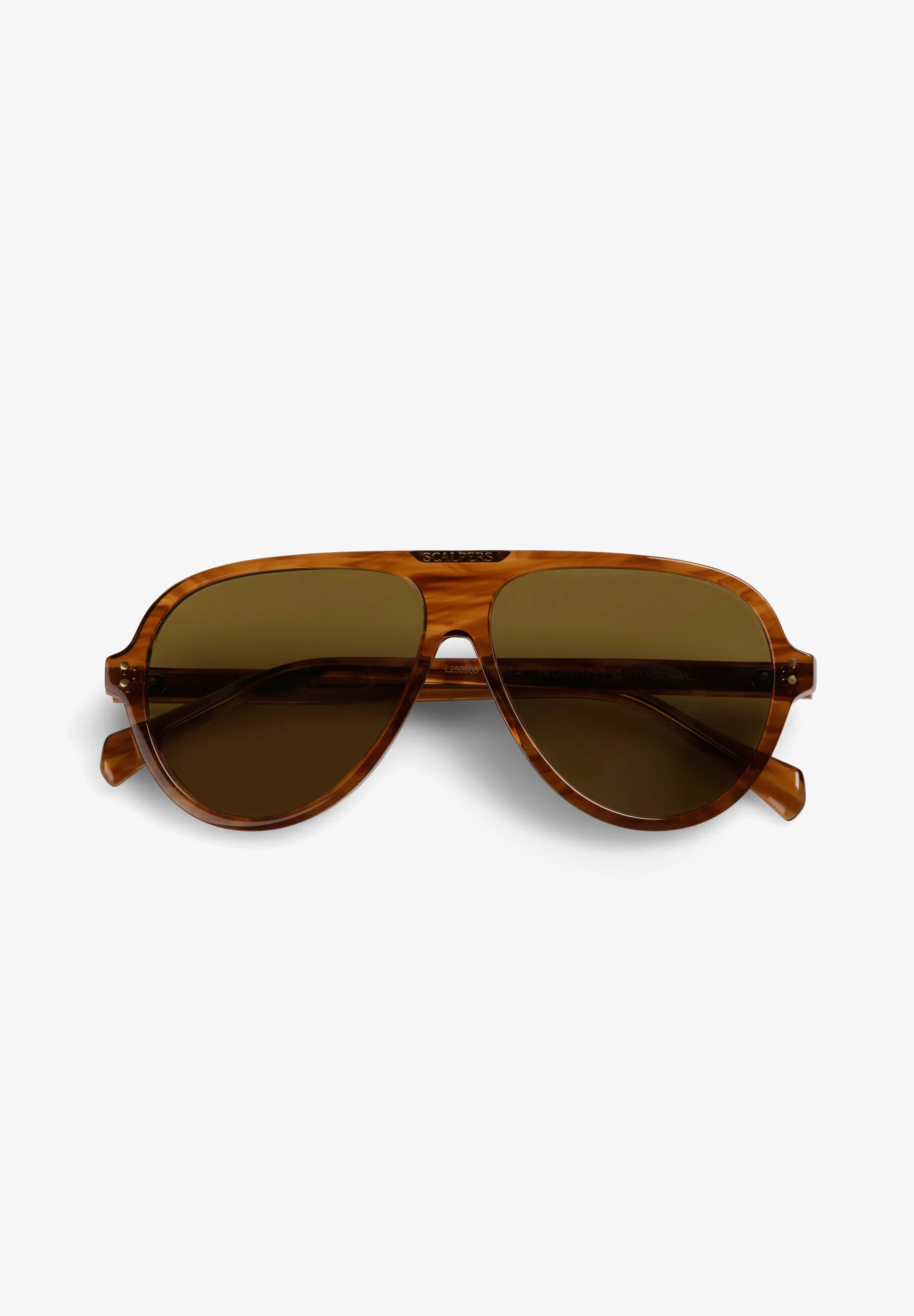 TORTOISESHELL AVIATOR SUNGLASSES - Image 2