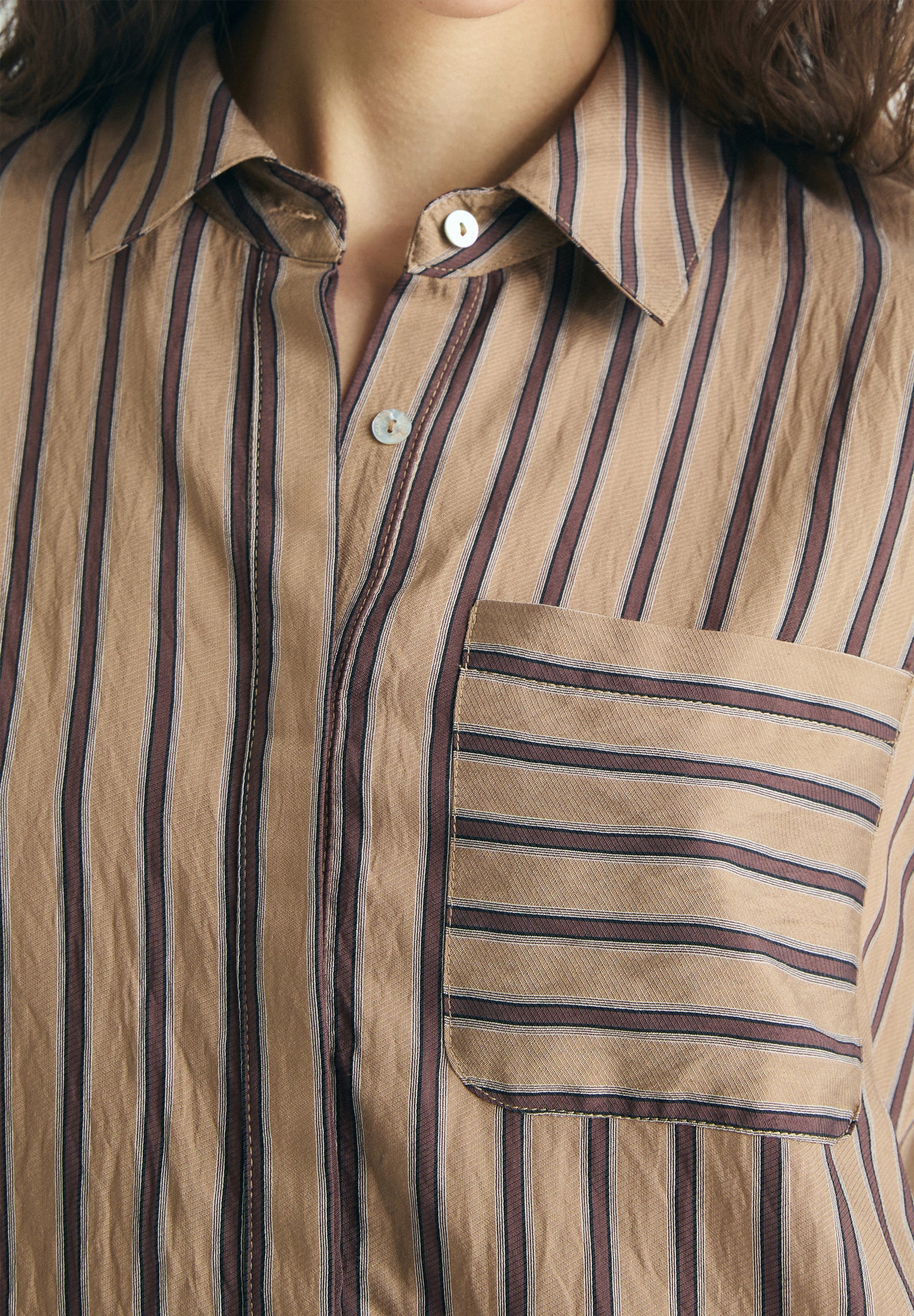 STRIPED SHIRT WITH POCKET - Image 4