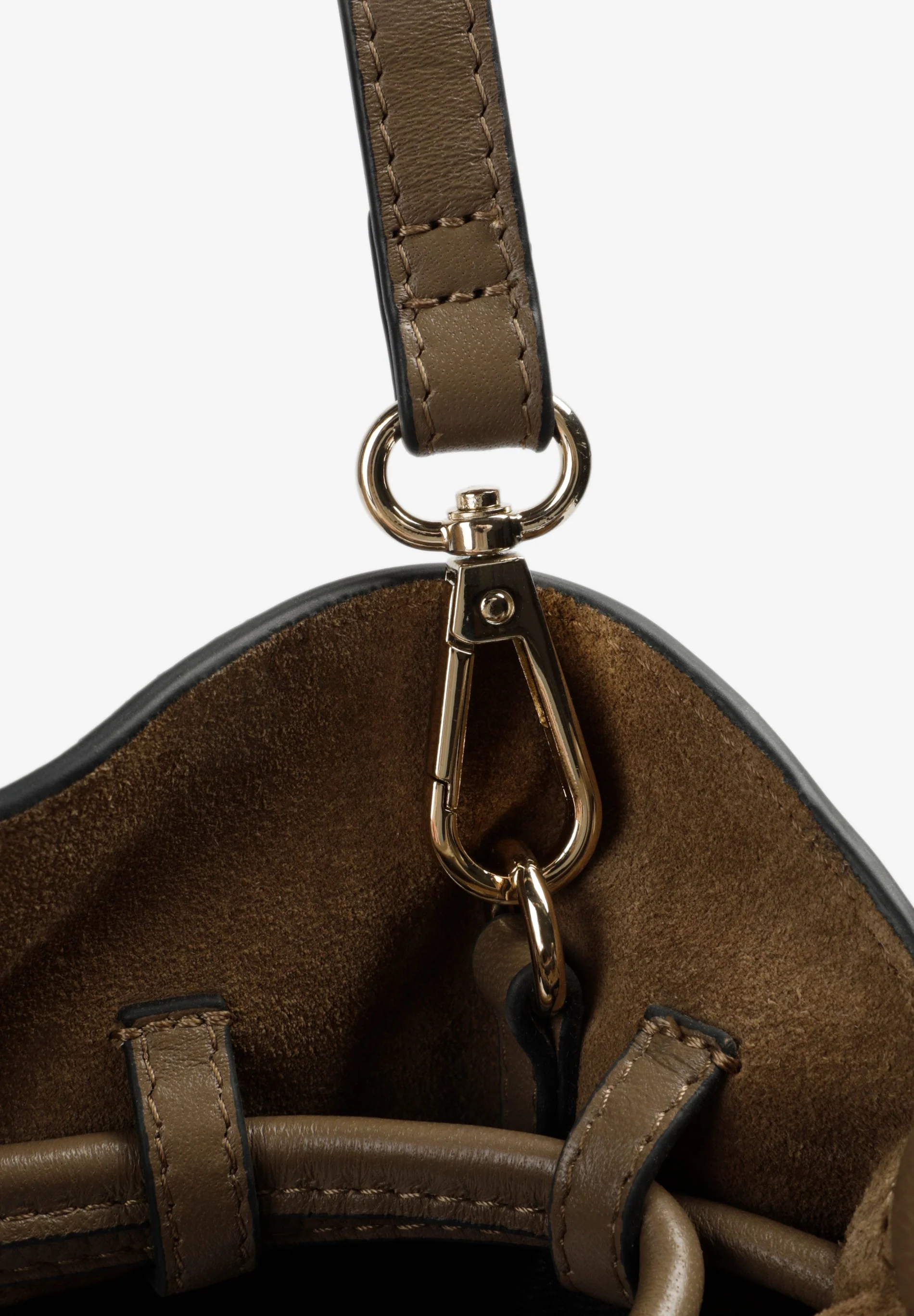 LEATHER BUCKET BAG - Image 9