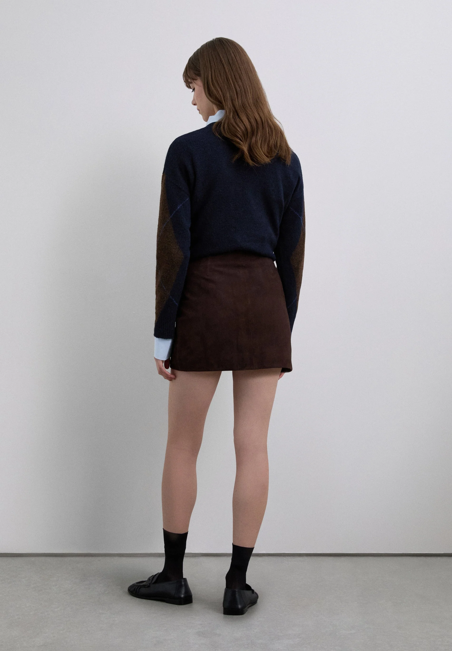 SUEDE MINI SKIRT - Image 4