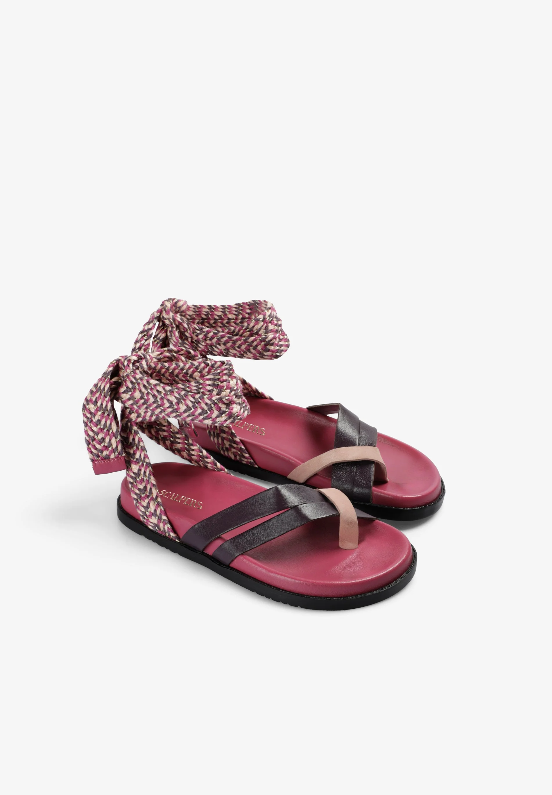 STRAPPY MULTICOLOURED SANDALS - Image 2