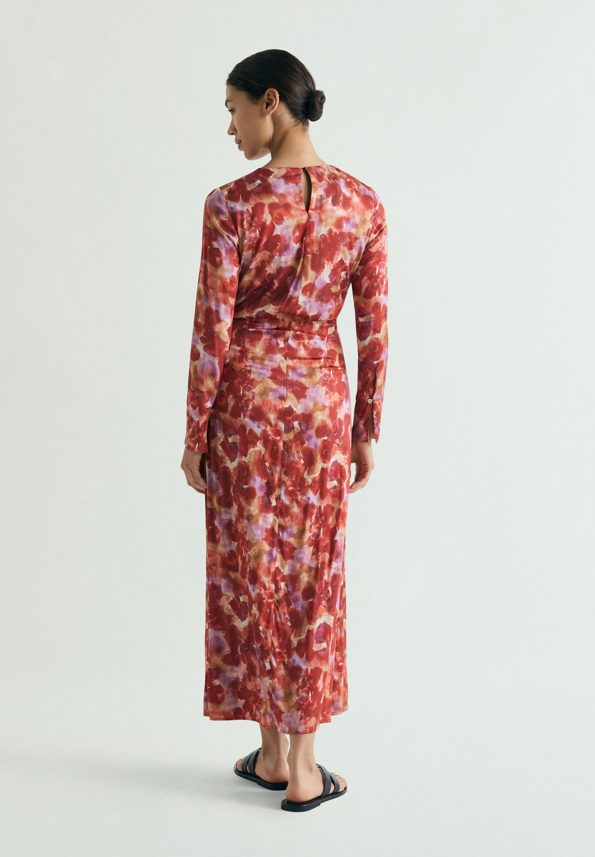 TIE-DYE DRESS WITH CUT-OUTS - Image 4
