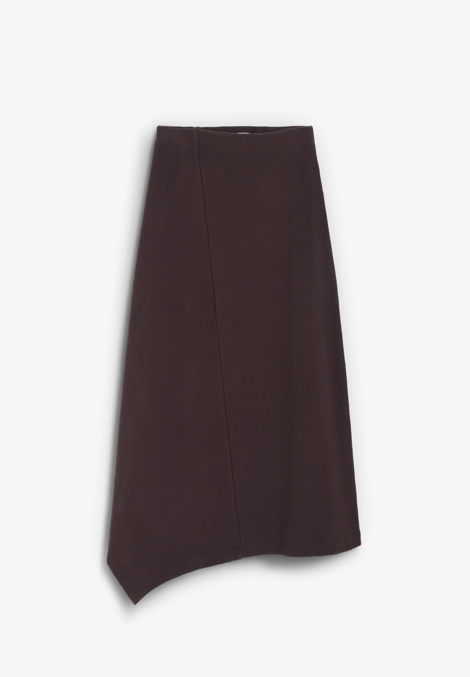 ASYMMETRIC KNIT MIDI SKIRT - Image 5