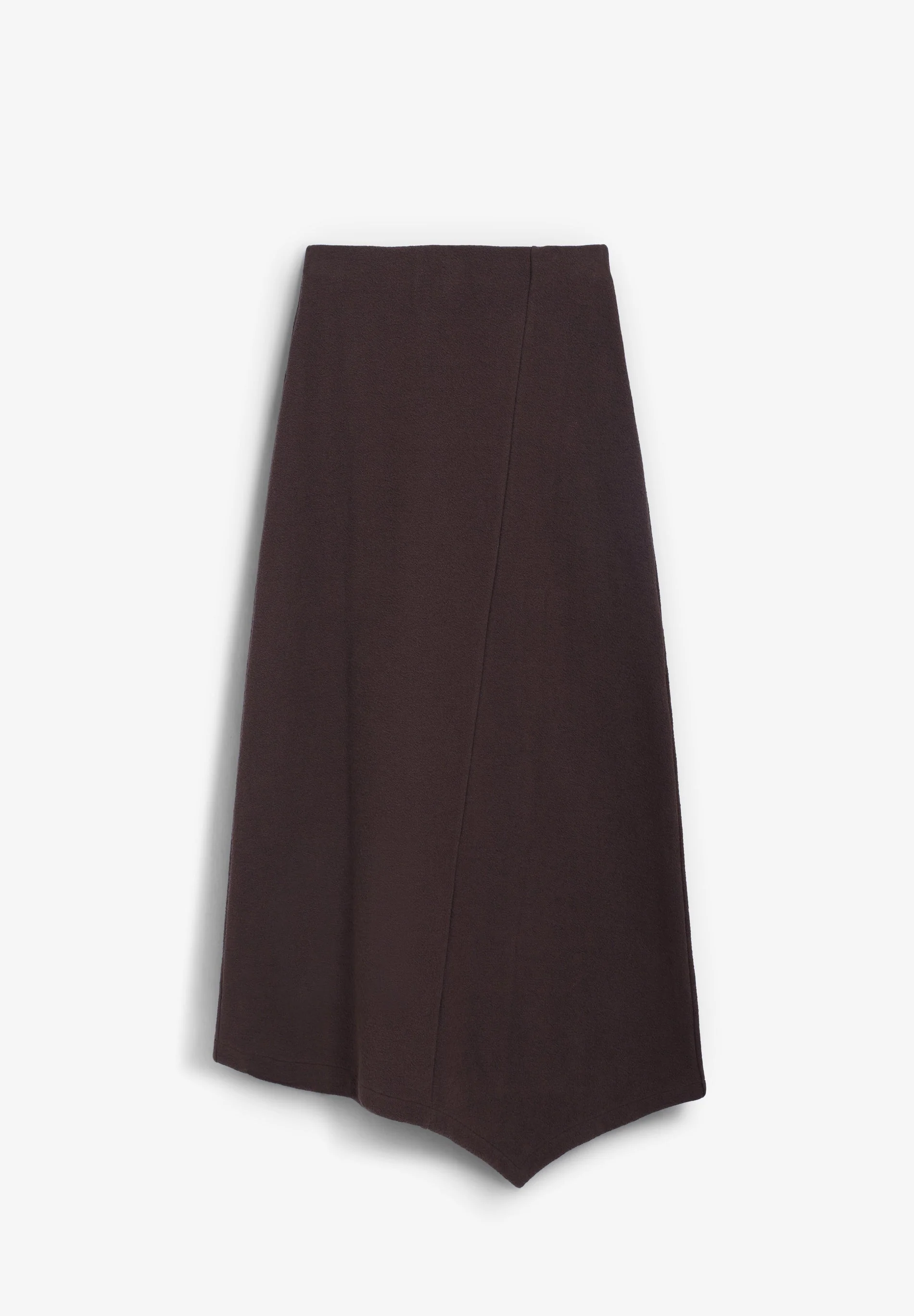 ASYMMETRIC KNIT MIDI SKIRT - Image 6
