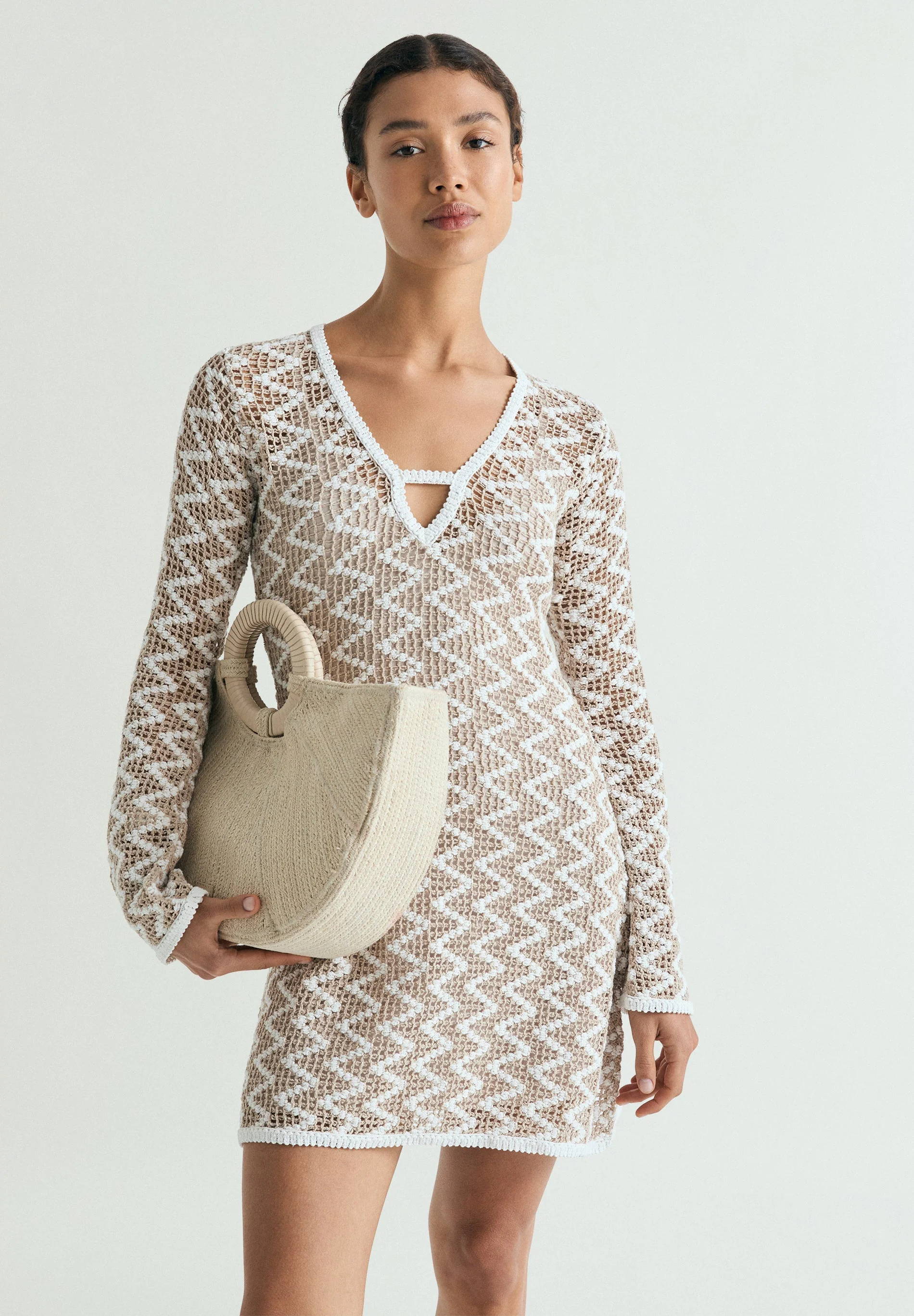 SCCROCHET MINI DRESS