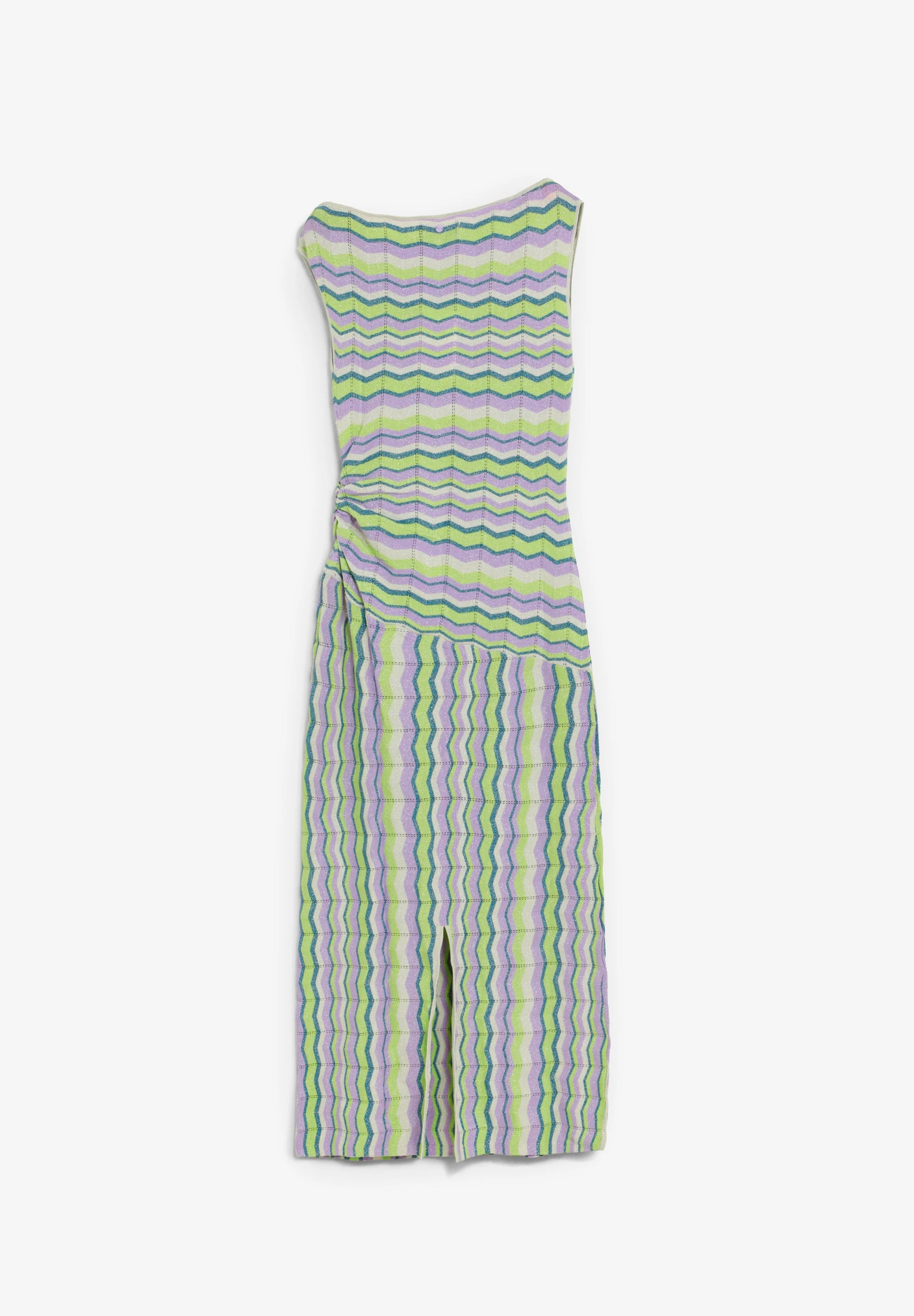 ZIGZAG KNIT MIDI DRESS - Image 5