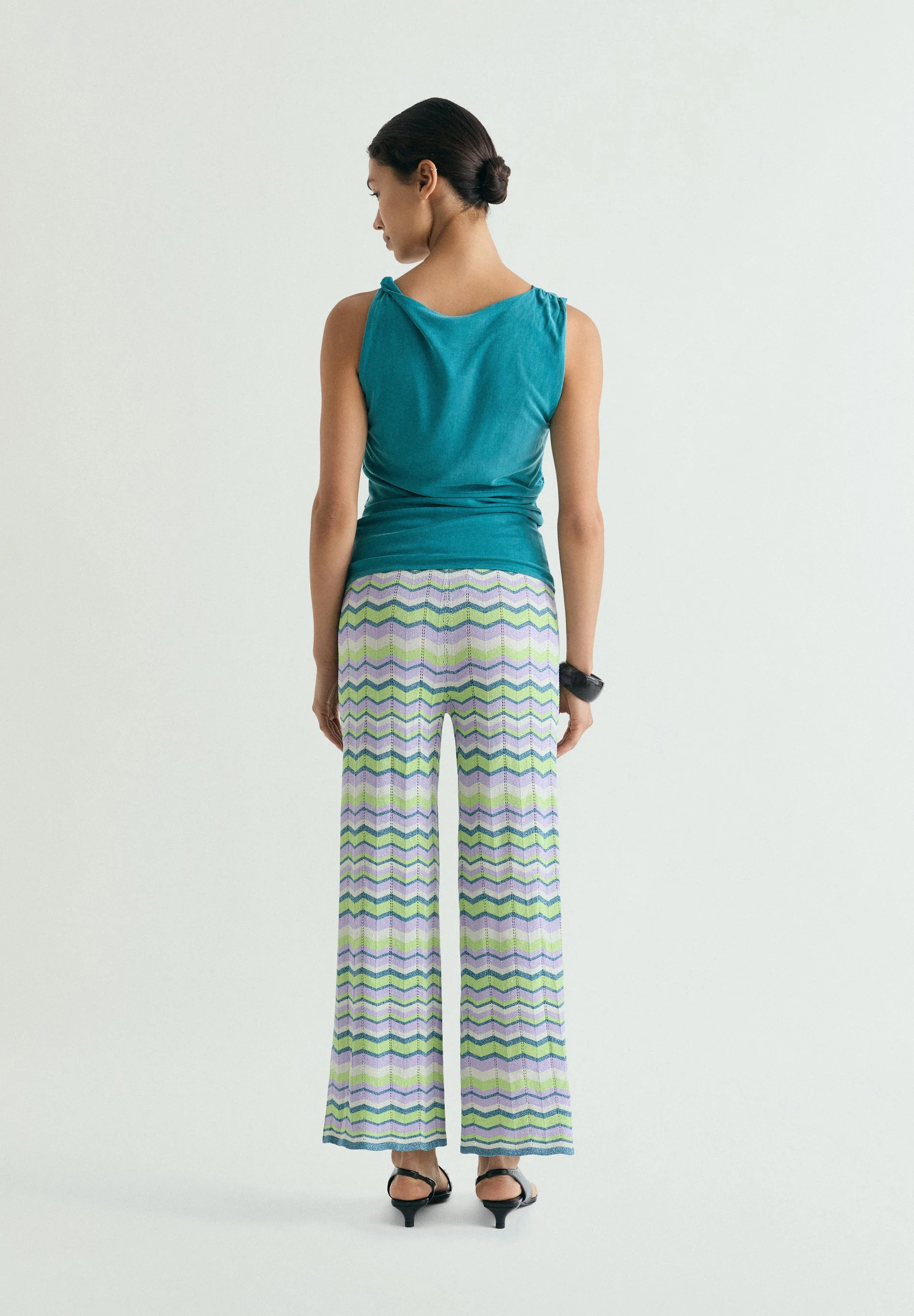 LUREX KNIT TROUSERS - Image 3