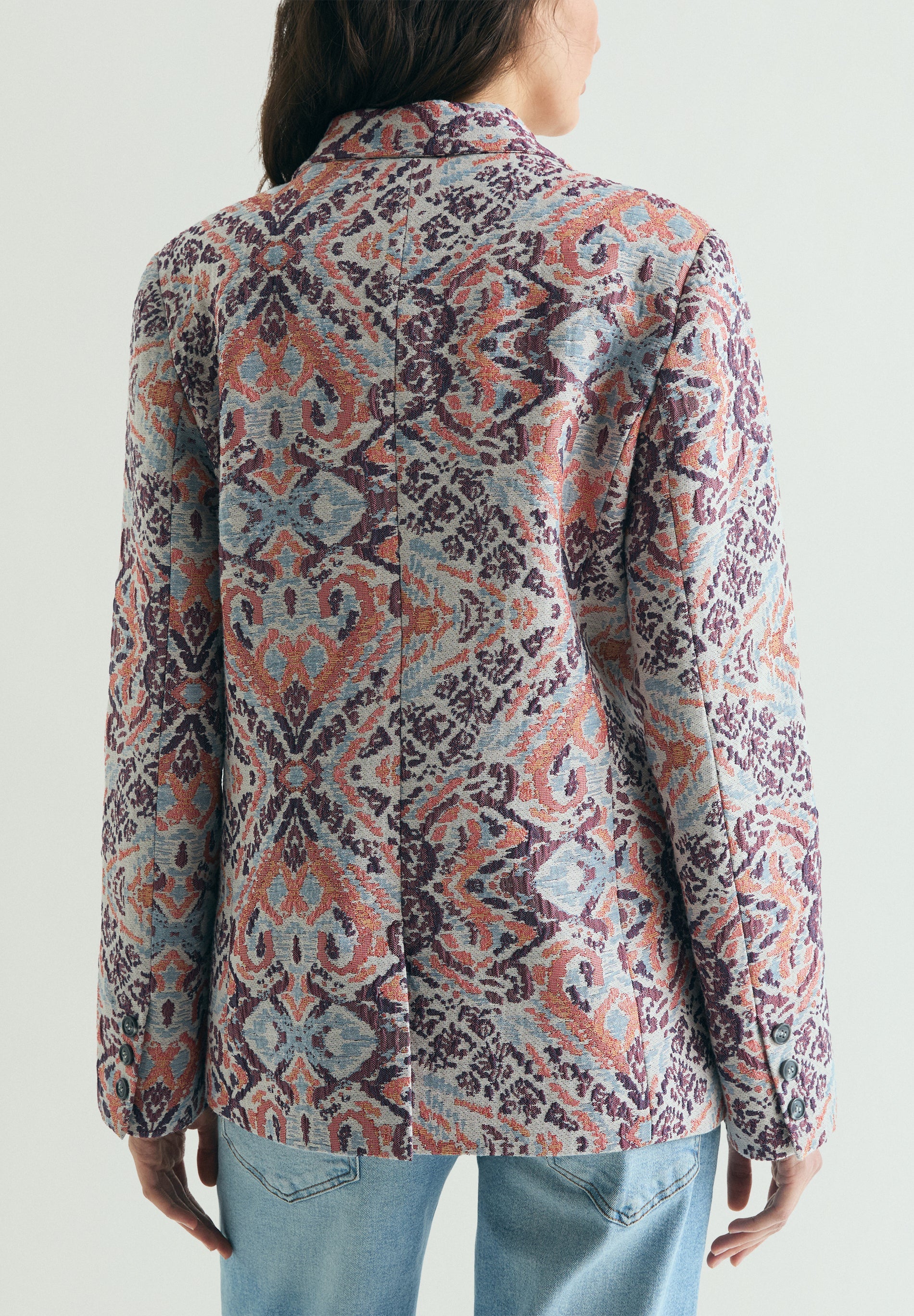 JACQUARD PRINT BLAZER - Image 3
