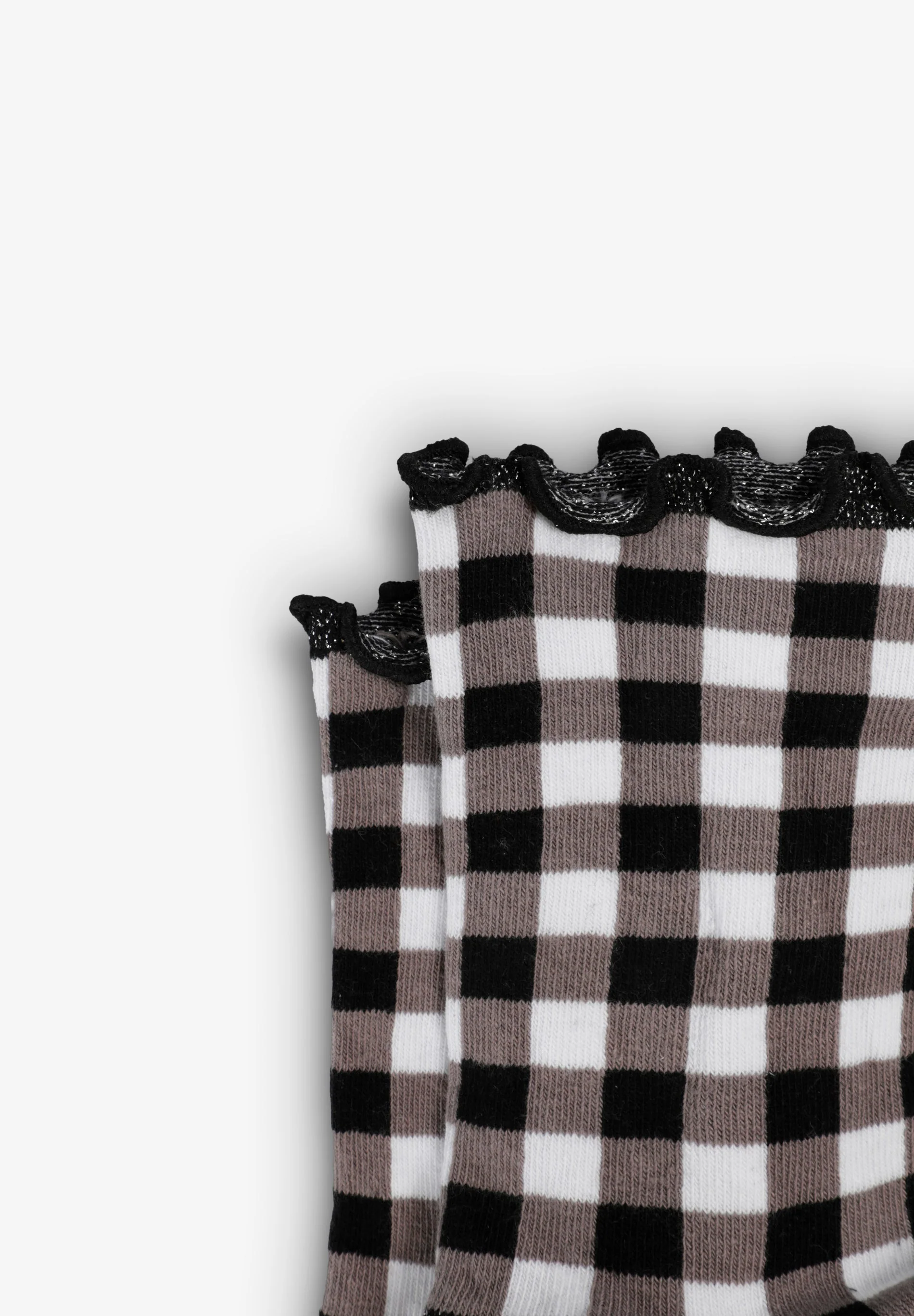 GINGHAM ANKLE SOCKS - Image 2