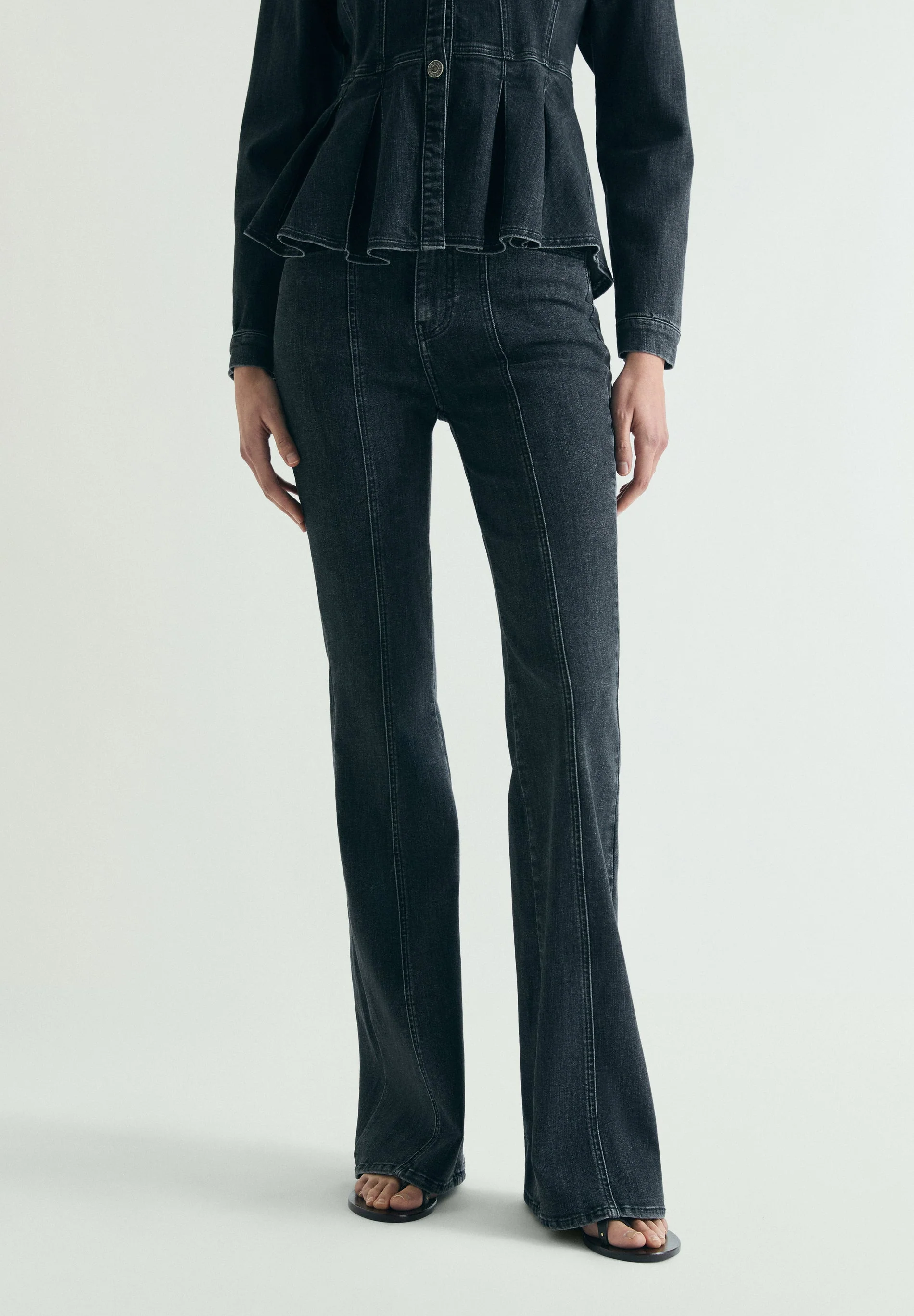 BOOTCUT JEANS WITH BUTTONS - Image 2