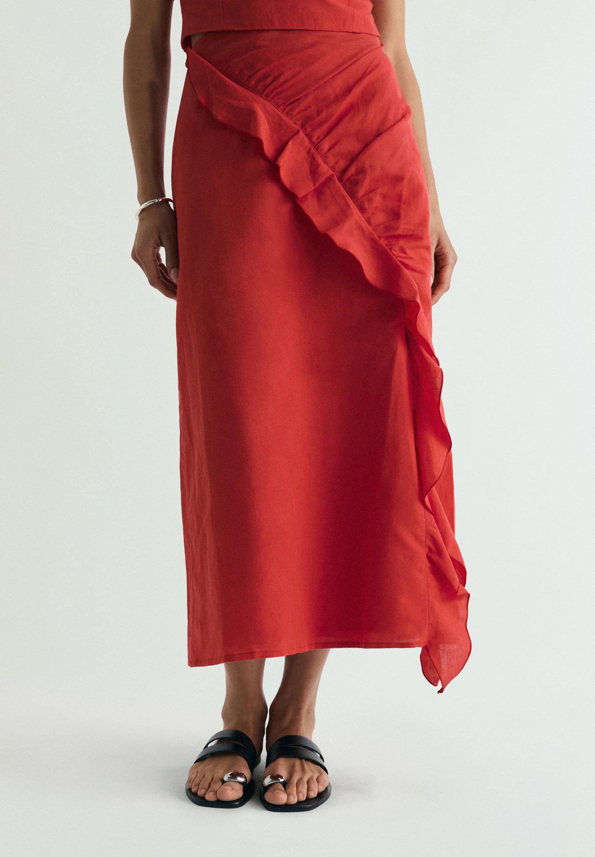 SCLINEN RUFFLE SKIRT - Image 2