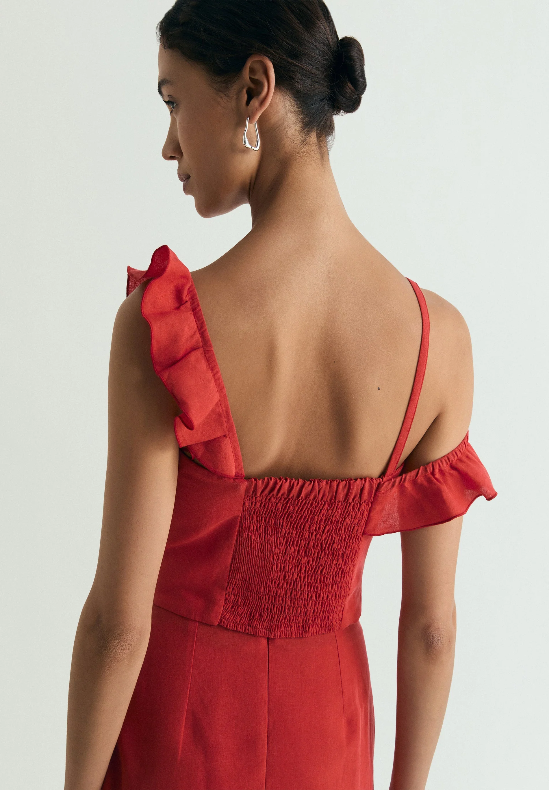 SCLINEN RUFFLE TOP - Image 3