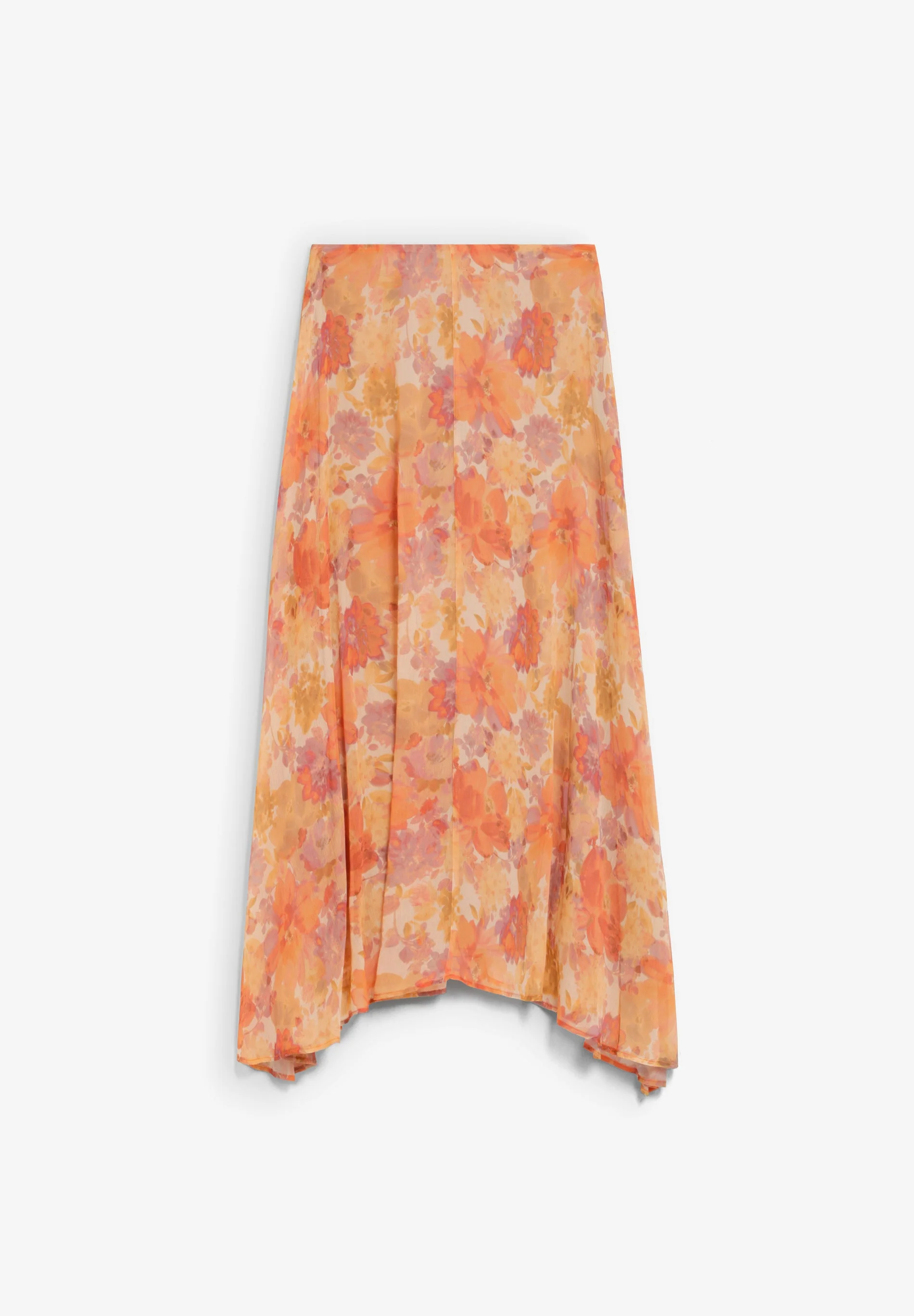 FLORAL MIDI SKIRT - Image 4