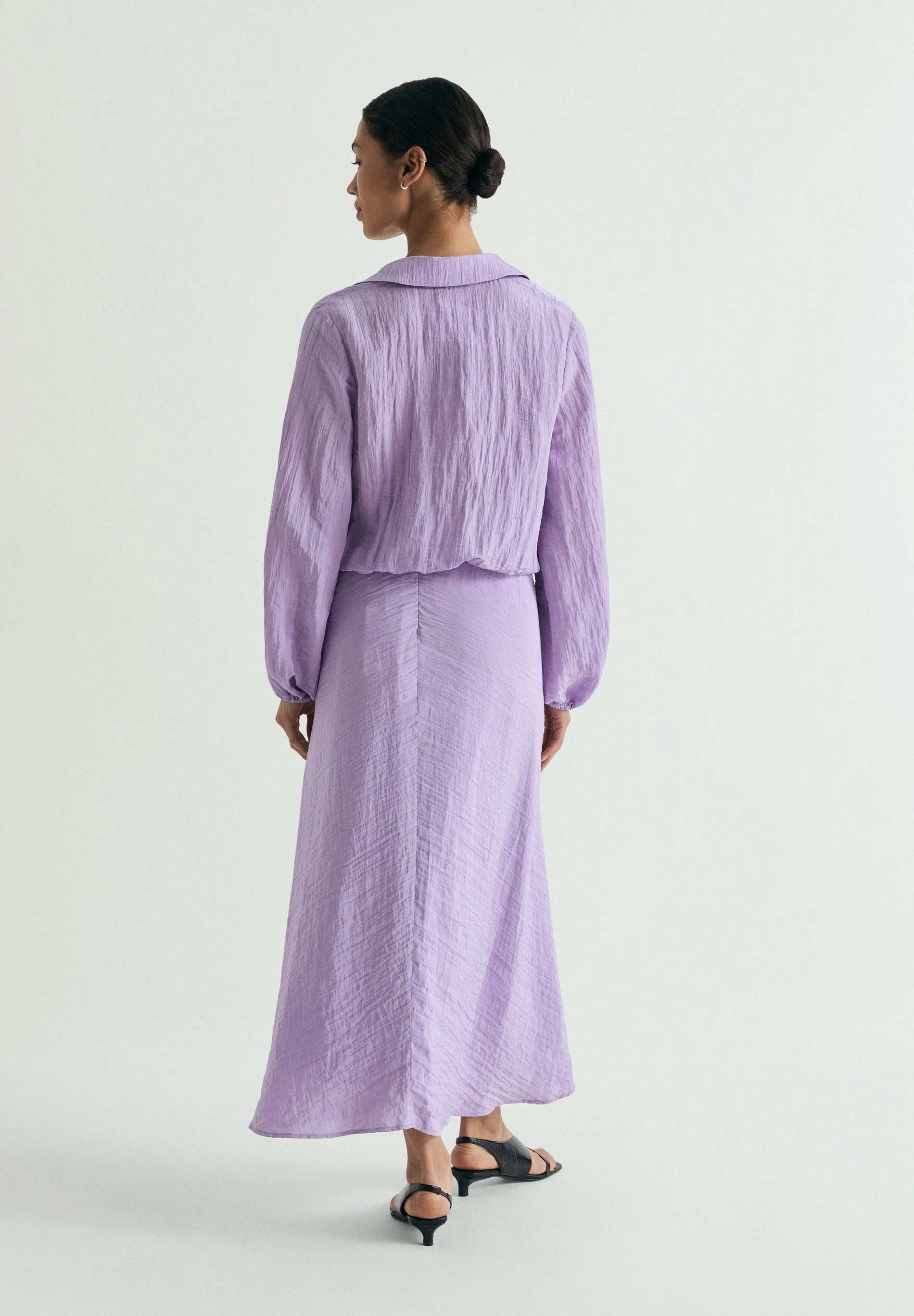 FLOWING MIDI SKIRT - Image 3