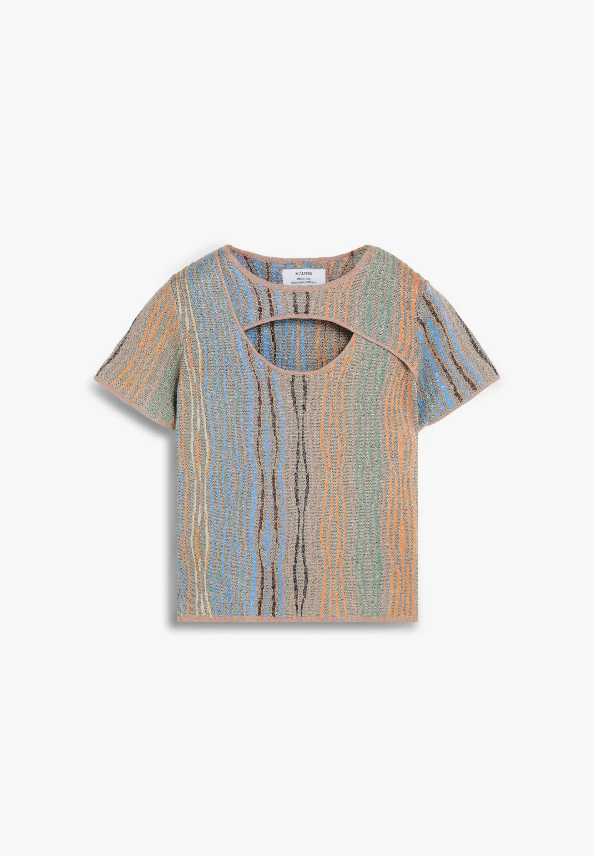 MULTICOLOURED ASYMMETRIC TOP - Image 4