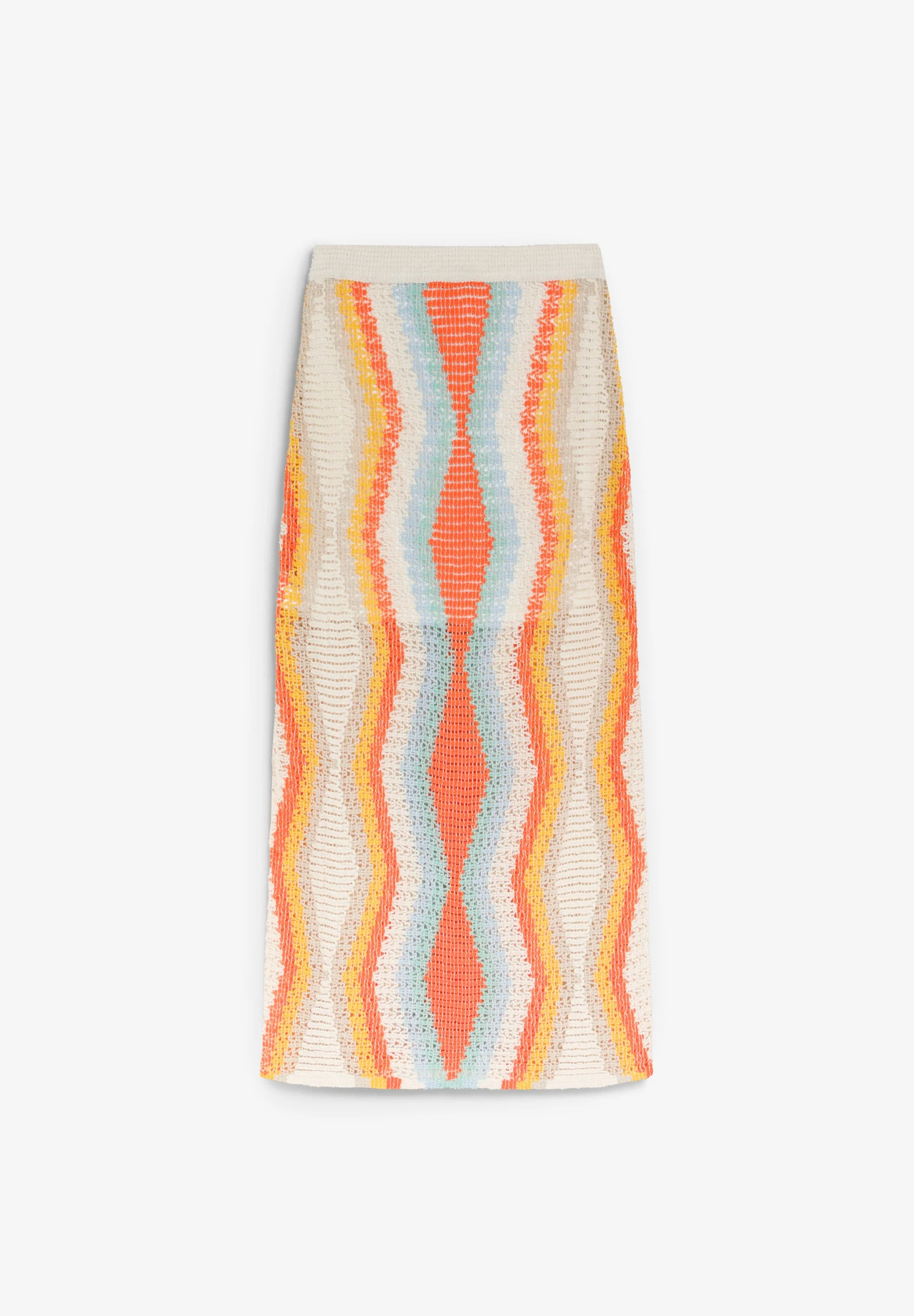 MULTICOLOURED CROCHET SKIRT - Image 5