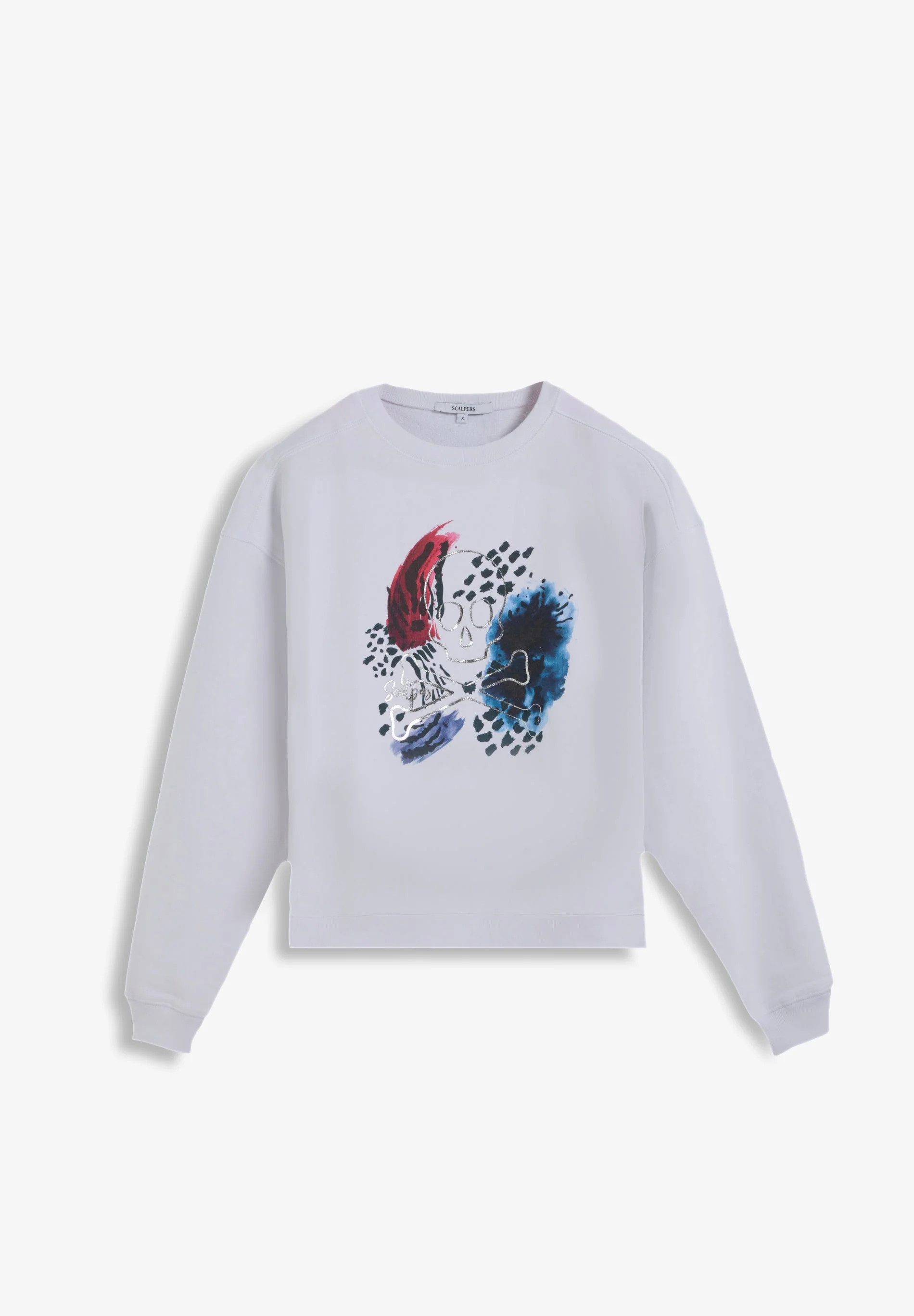PRINTED SKULL SWEATSHIRT - Image 4