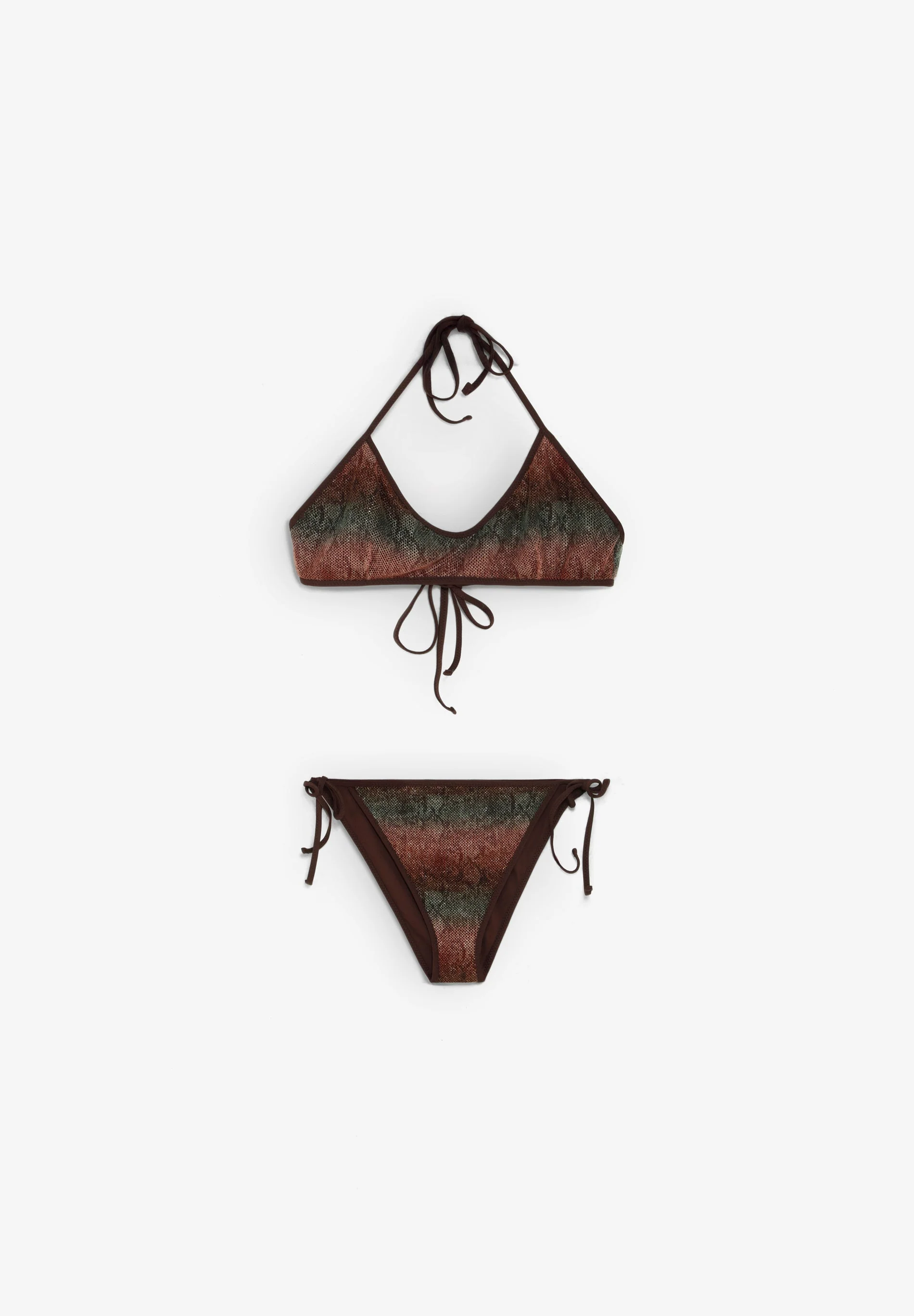 MULTICOLOURED MESH BIKINI - Image 4