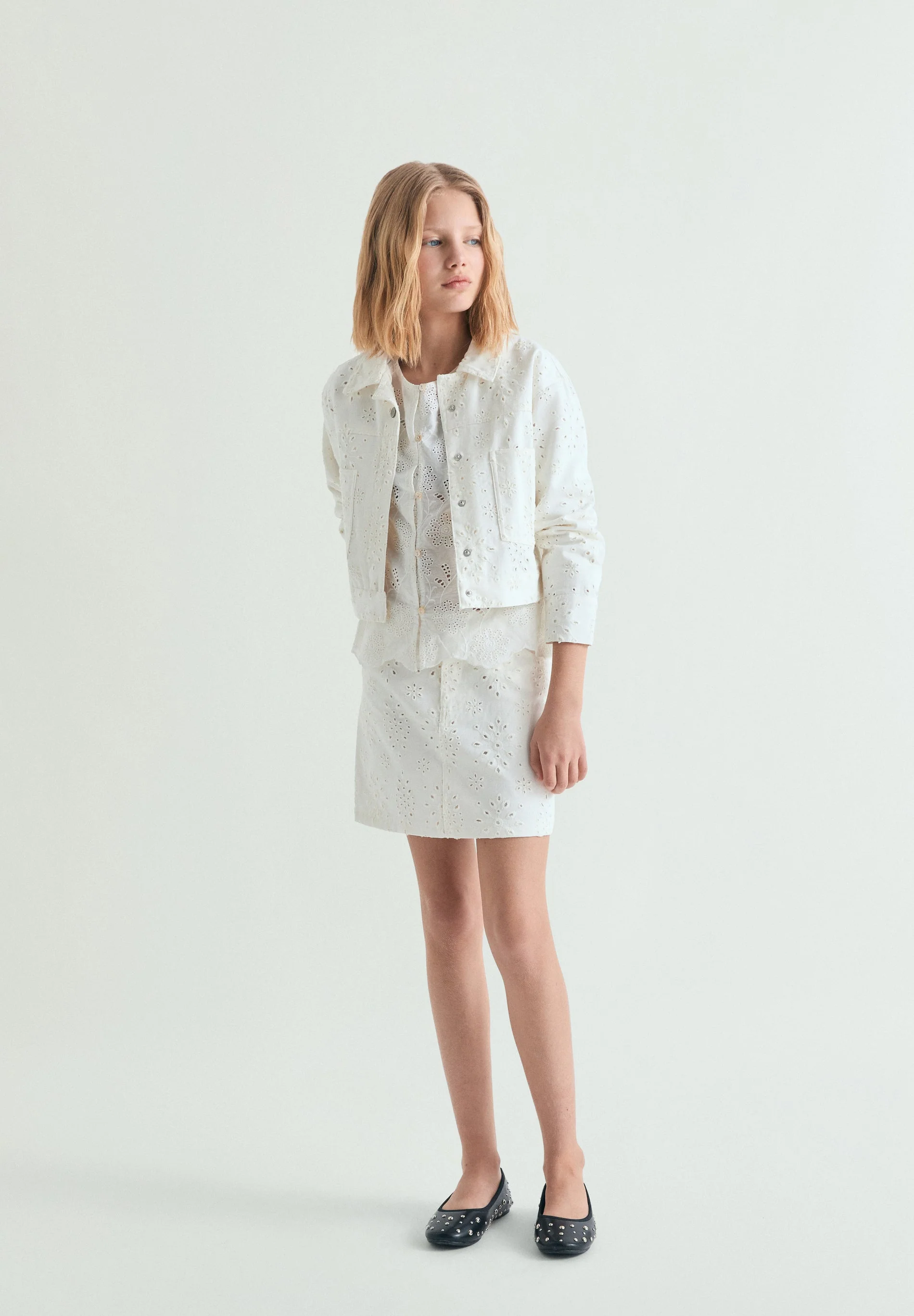 PERFORATED MINI SKIRT - Image 6