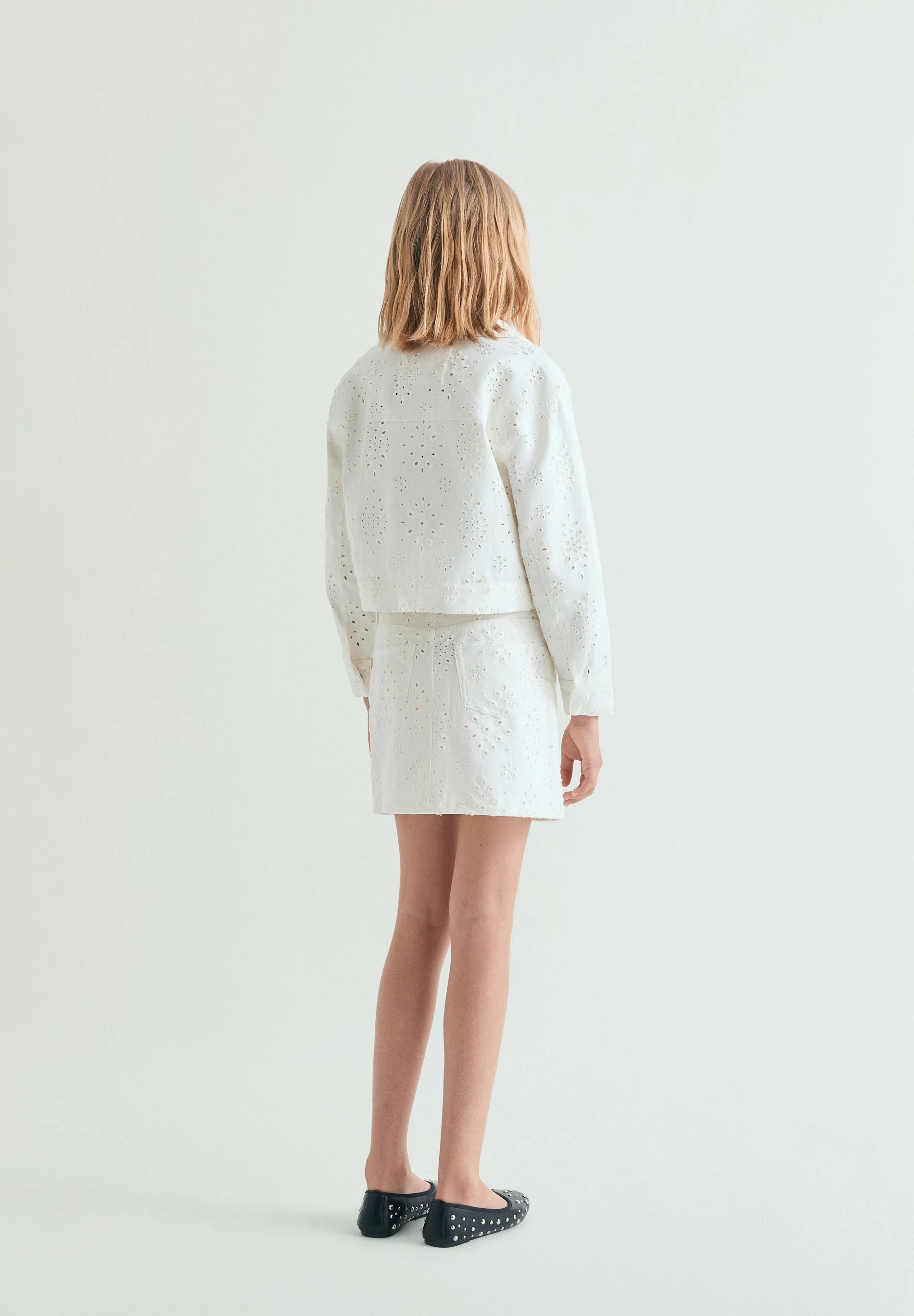 PERFORATED MINI SKIRT - Image 7
