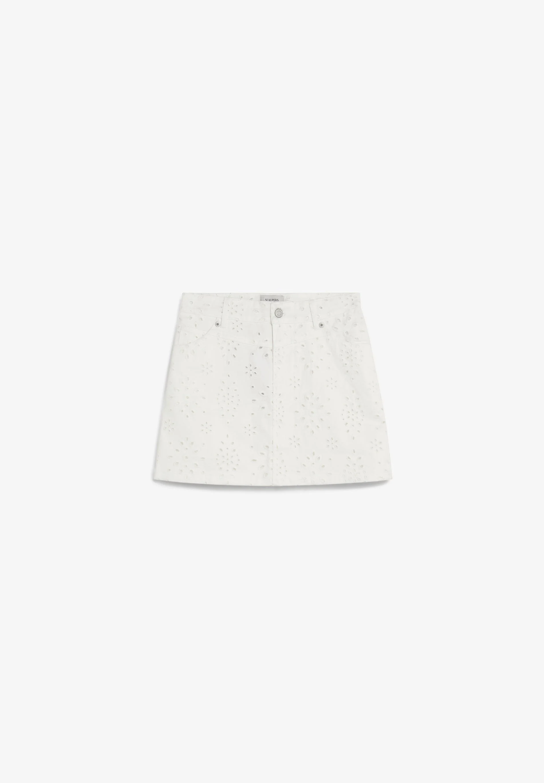PERFORATED MINI SKIRT - Image 8