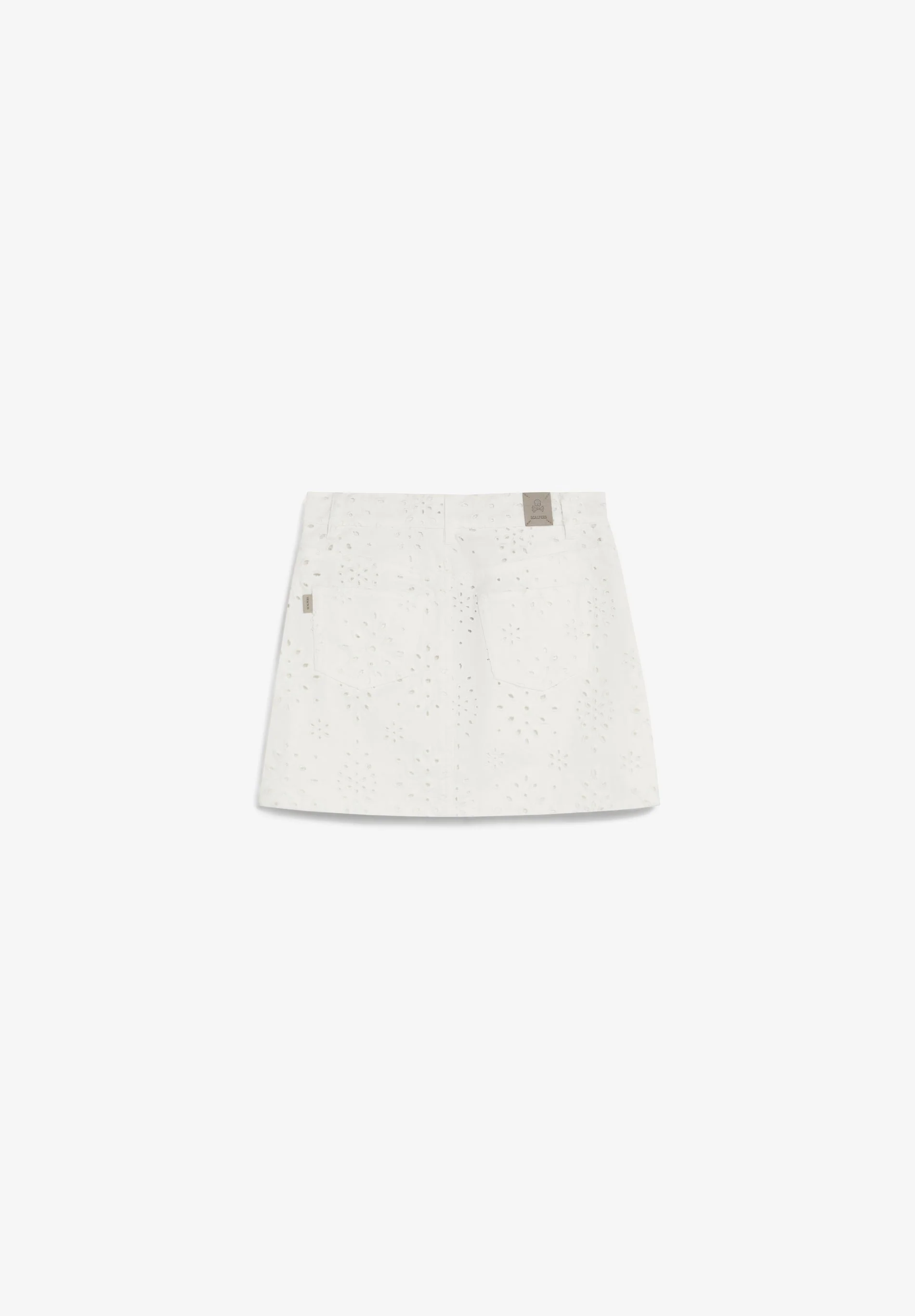 PERFORATED MINI SKIRT - Image 9