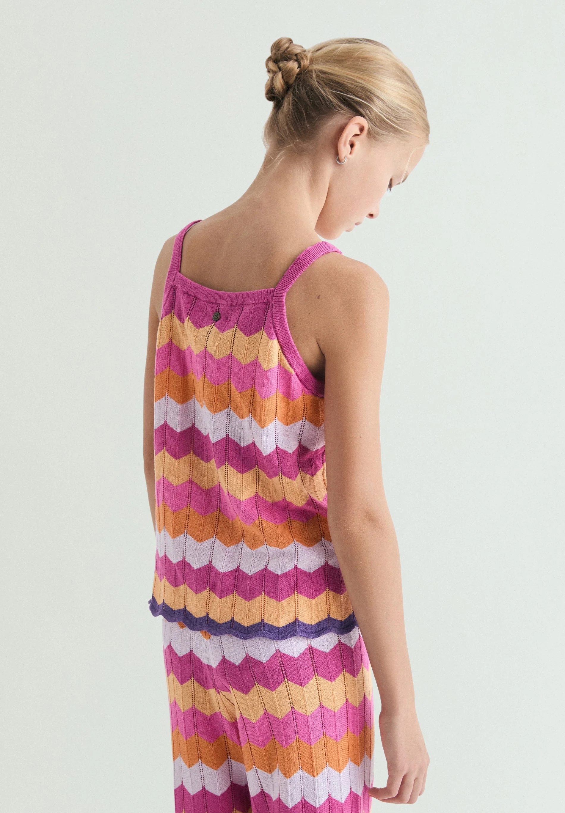 MULTICOLOURED KNIT TOP - Image 3