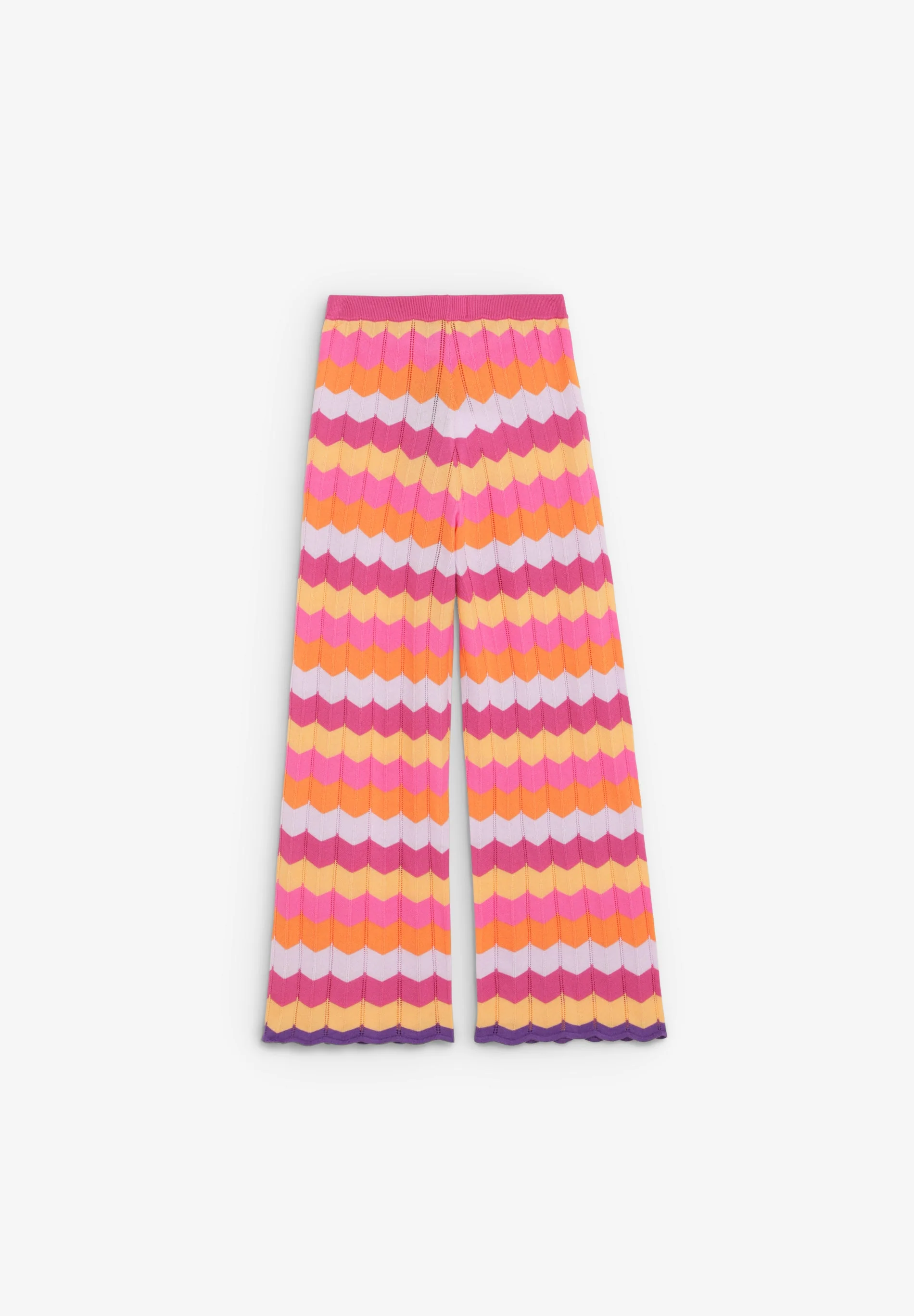 MULTICOLOURED KNIT TROUSERS - Image 5