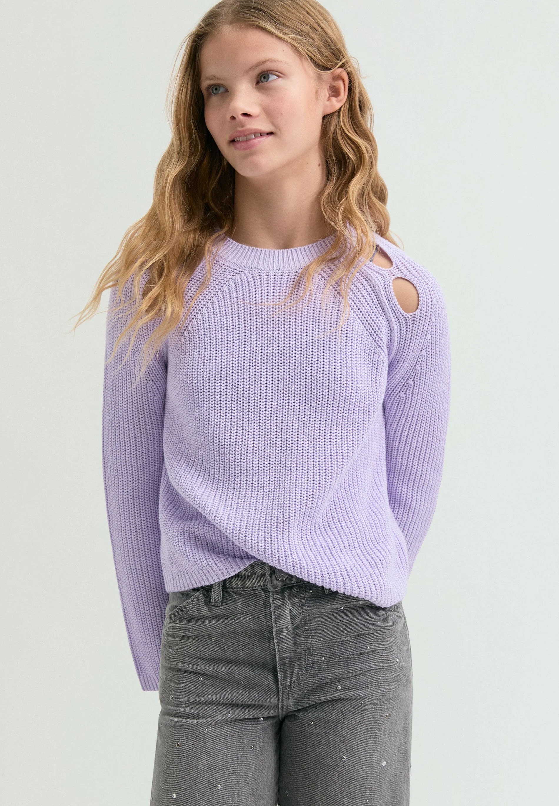 KNIT SWEATER WITH CUT-OUTS - Image 3