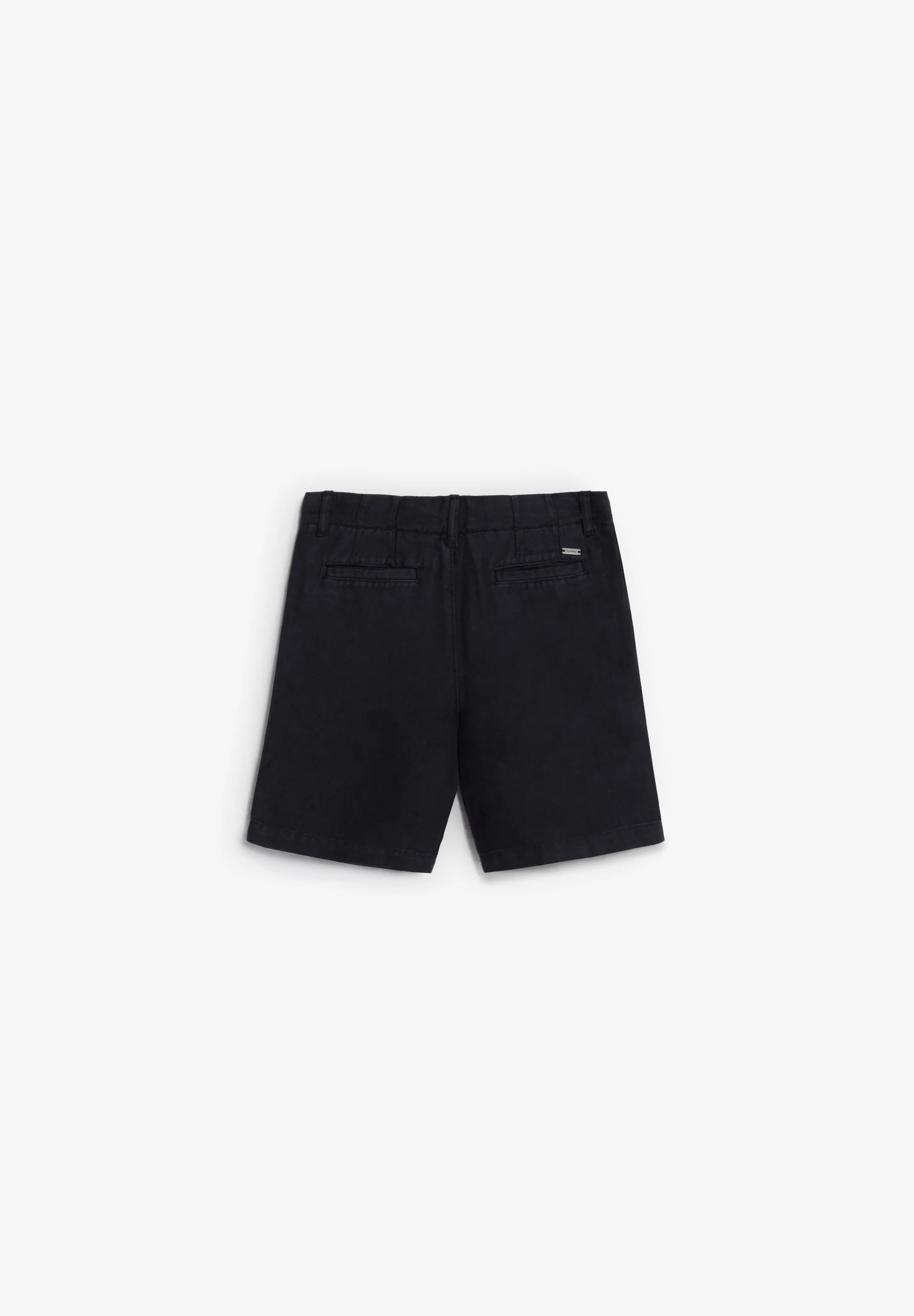 REGULAR FIT LINEN BERMUDA SHORTS - Image 6