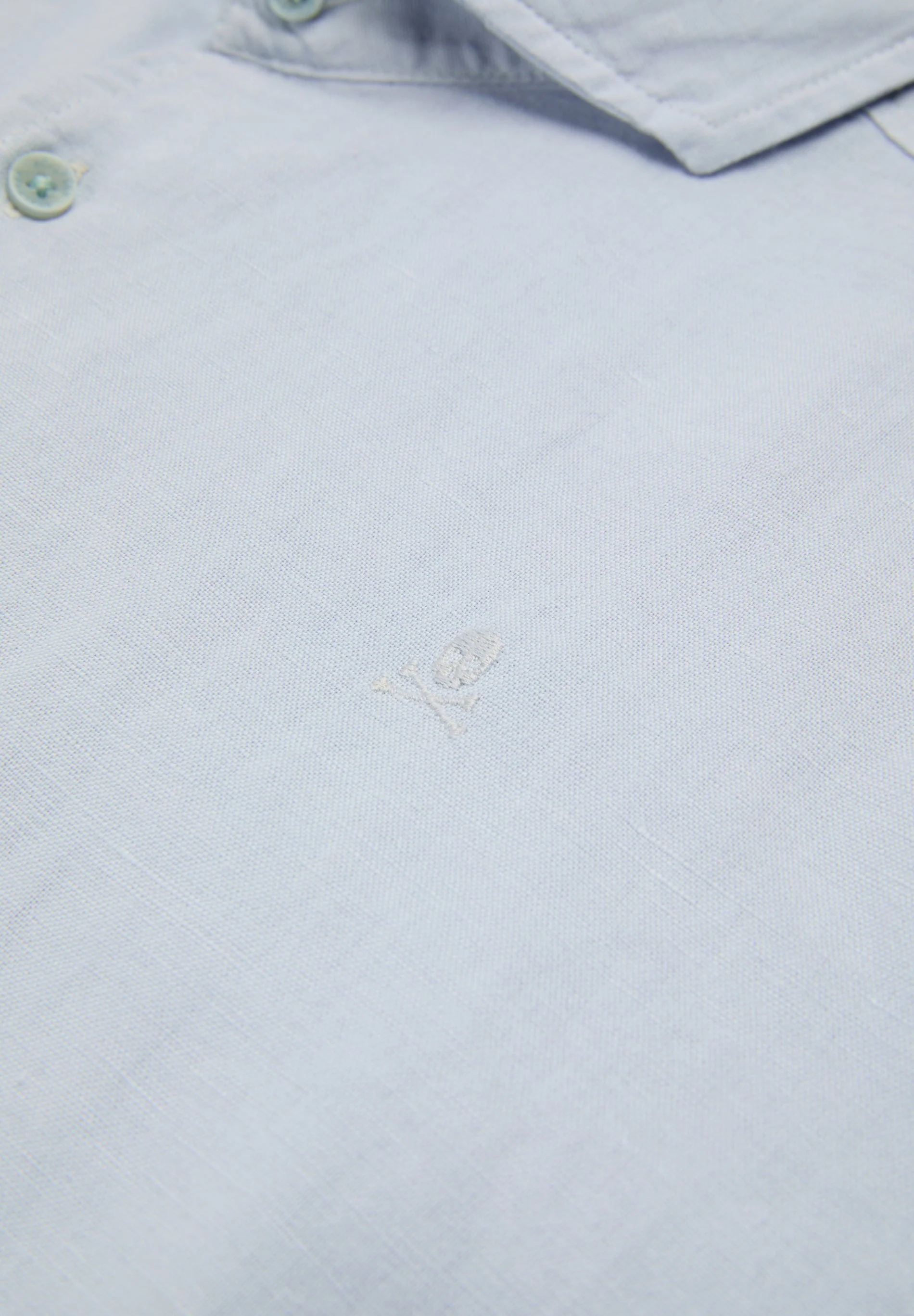 REGULAR FIT LINEN SHIRT - Image 3