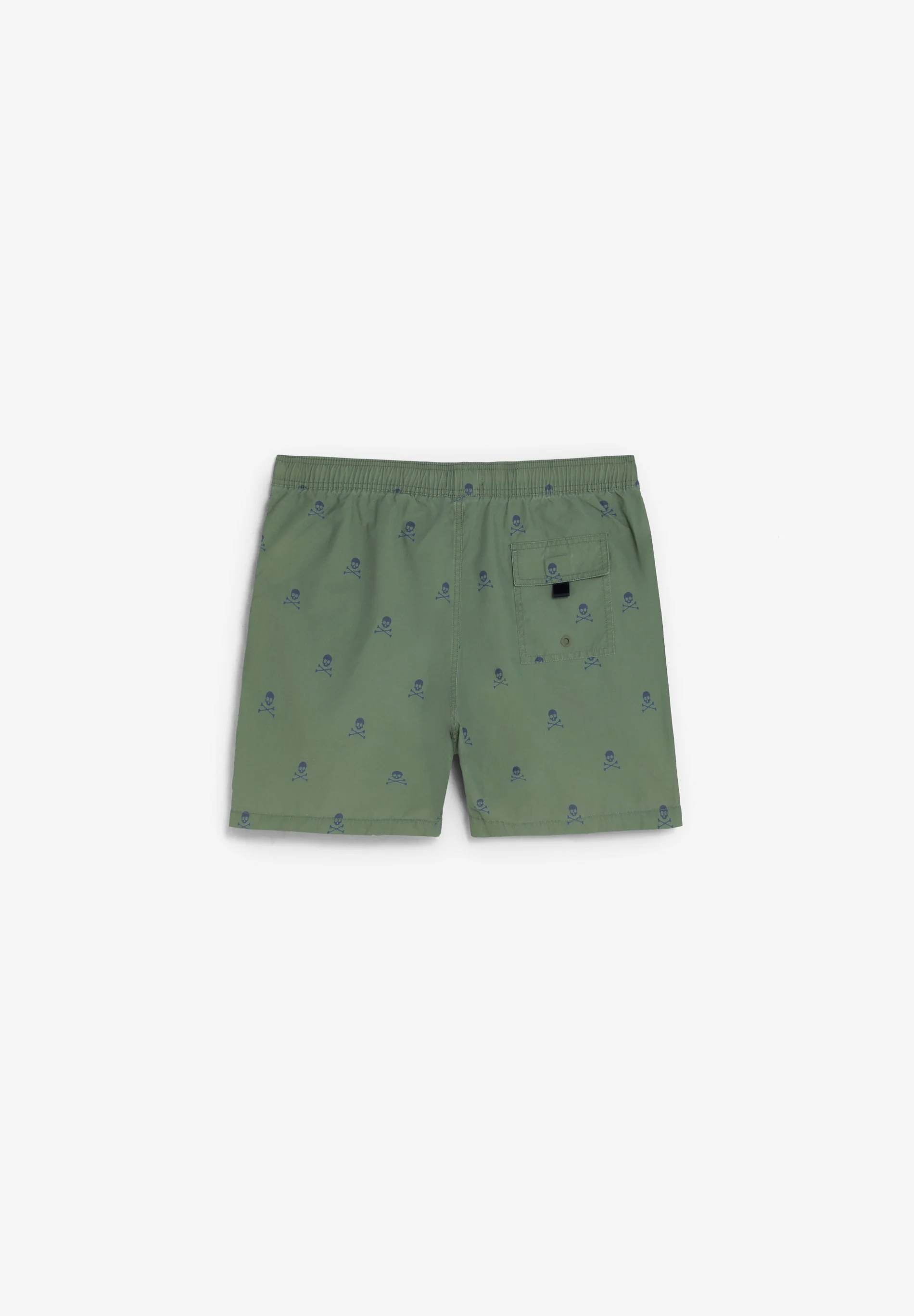 CONTRAST SKULL SWIMMING TRUNKS - Image 2