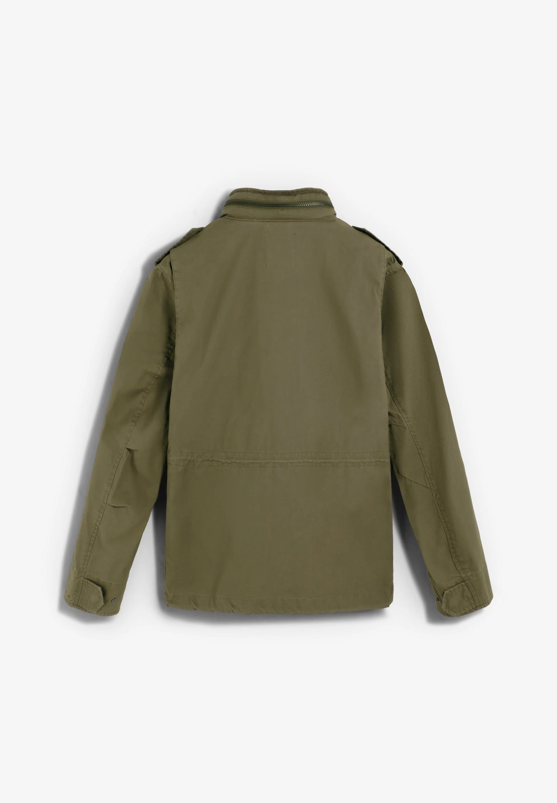 MILITARY JACKET WITH CONCEALED HOOD - Image 2