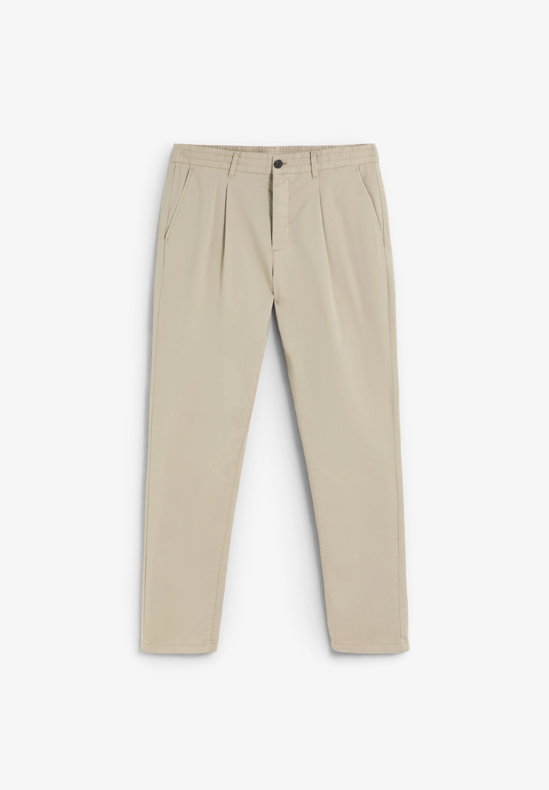 DARTED COTTON TROUSERS