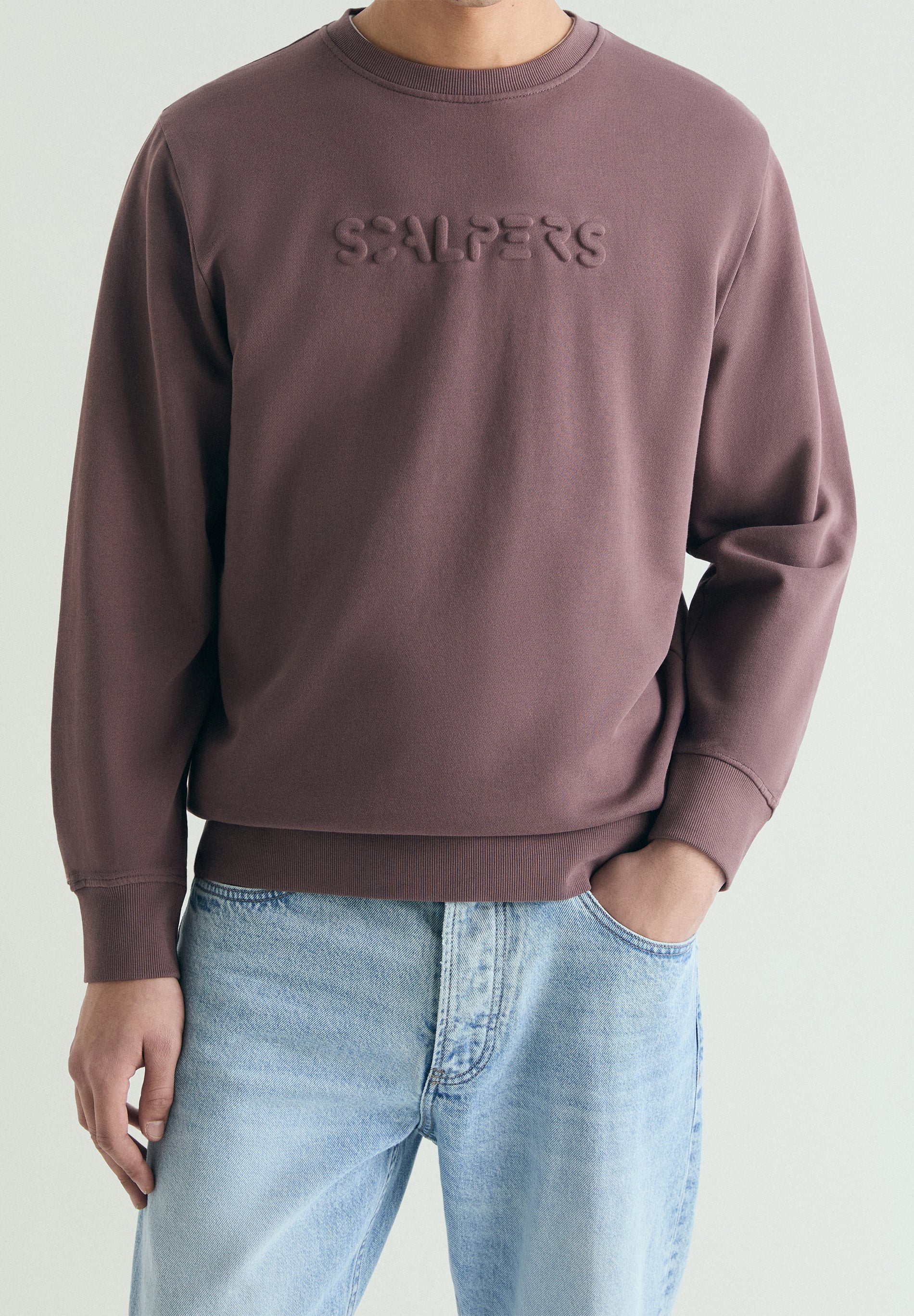 SWEATSHIRT WITH EMBOSSED SKULL - Image 2