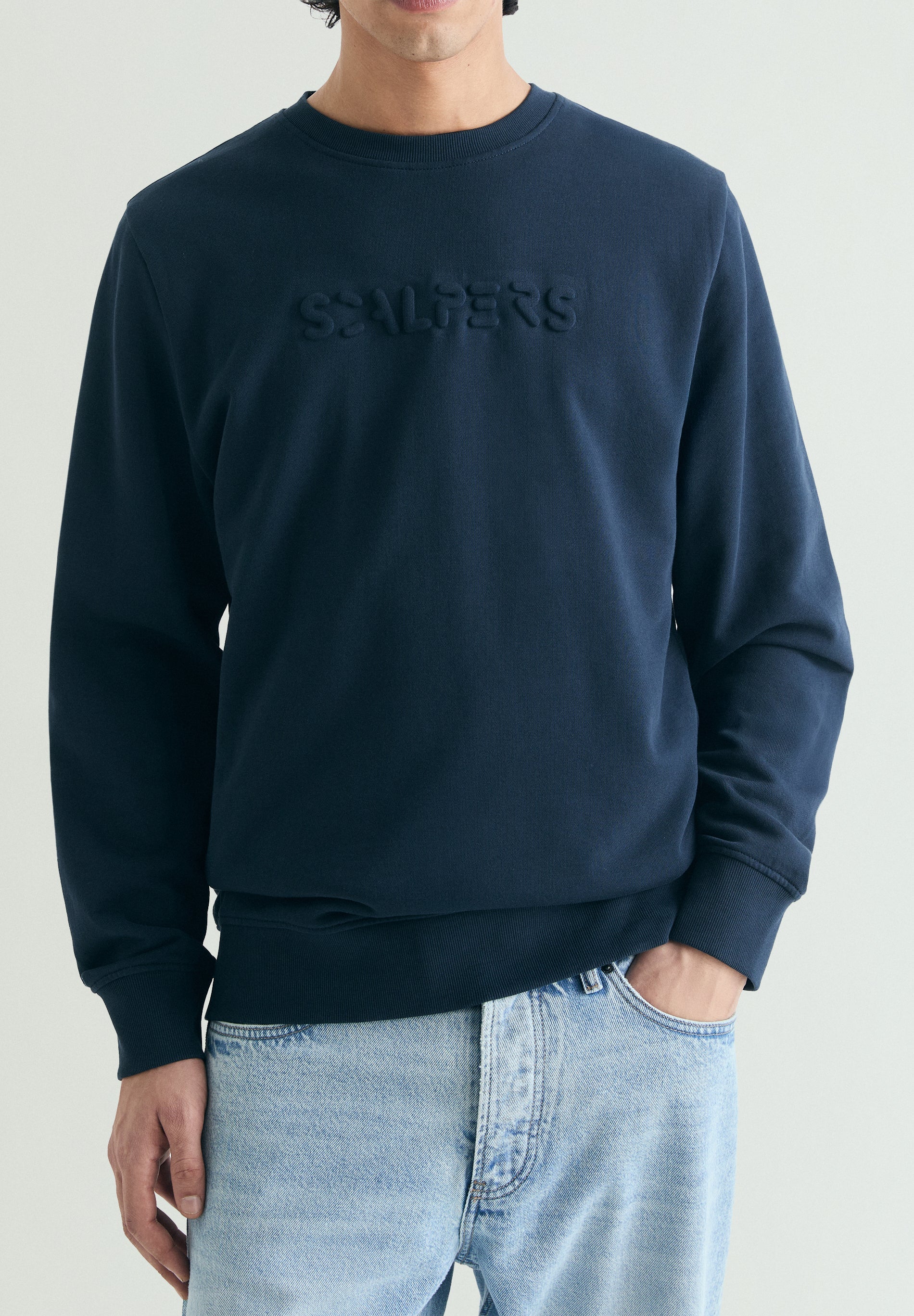 SWEATSHIRT WITH EMBOSSED SKULL - Image 3