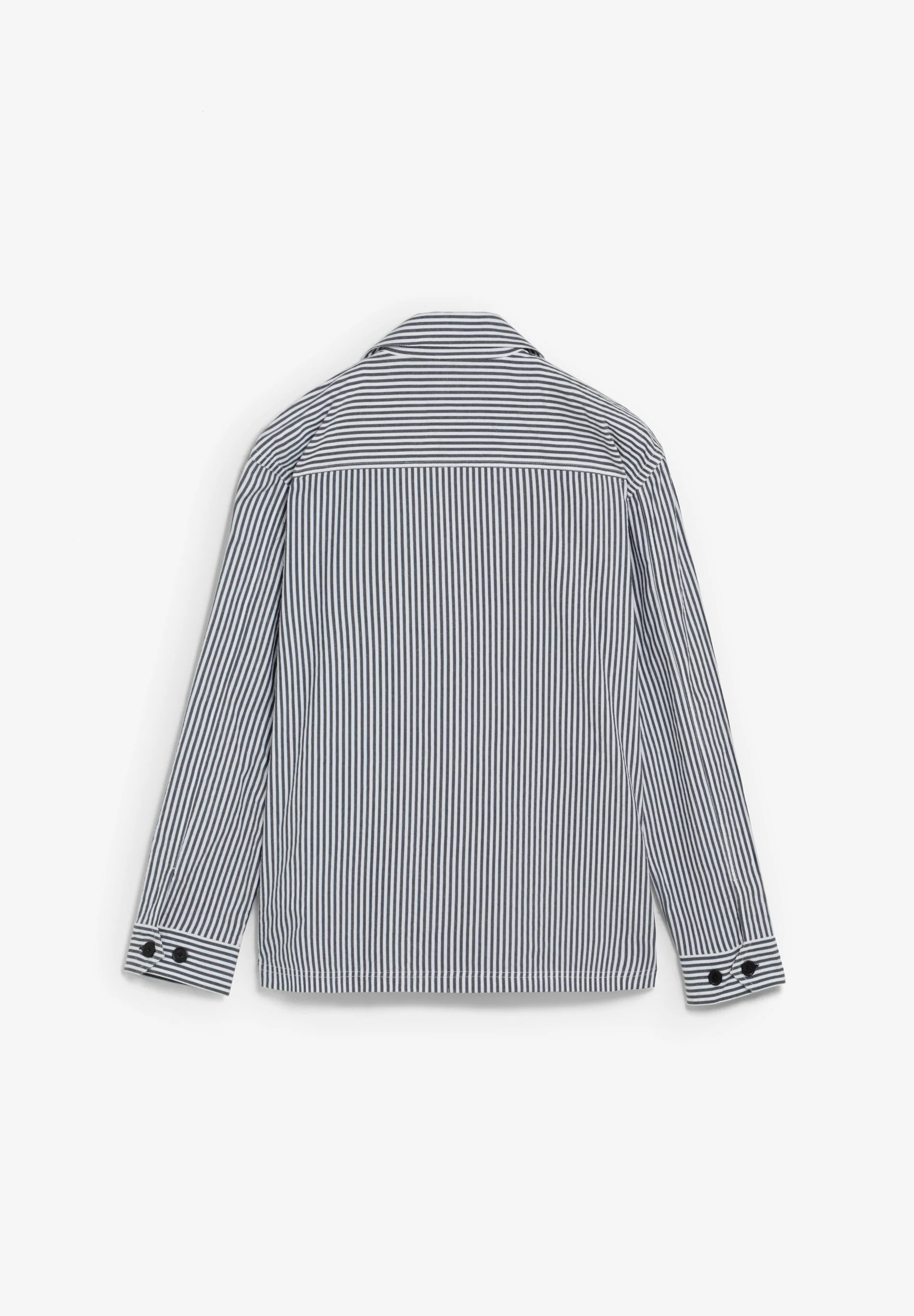 TEXTURED STRIPED OVERSHIRT - Image 6
