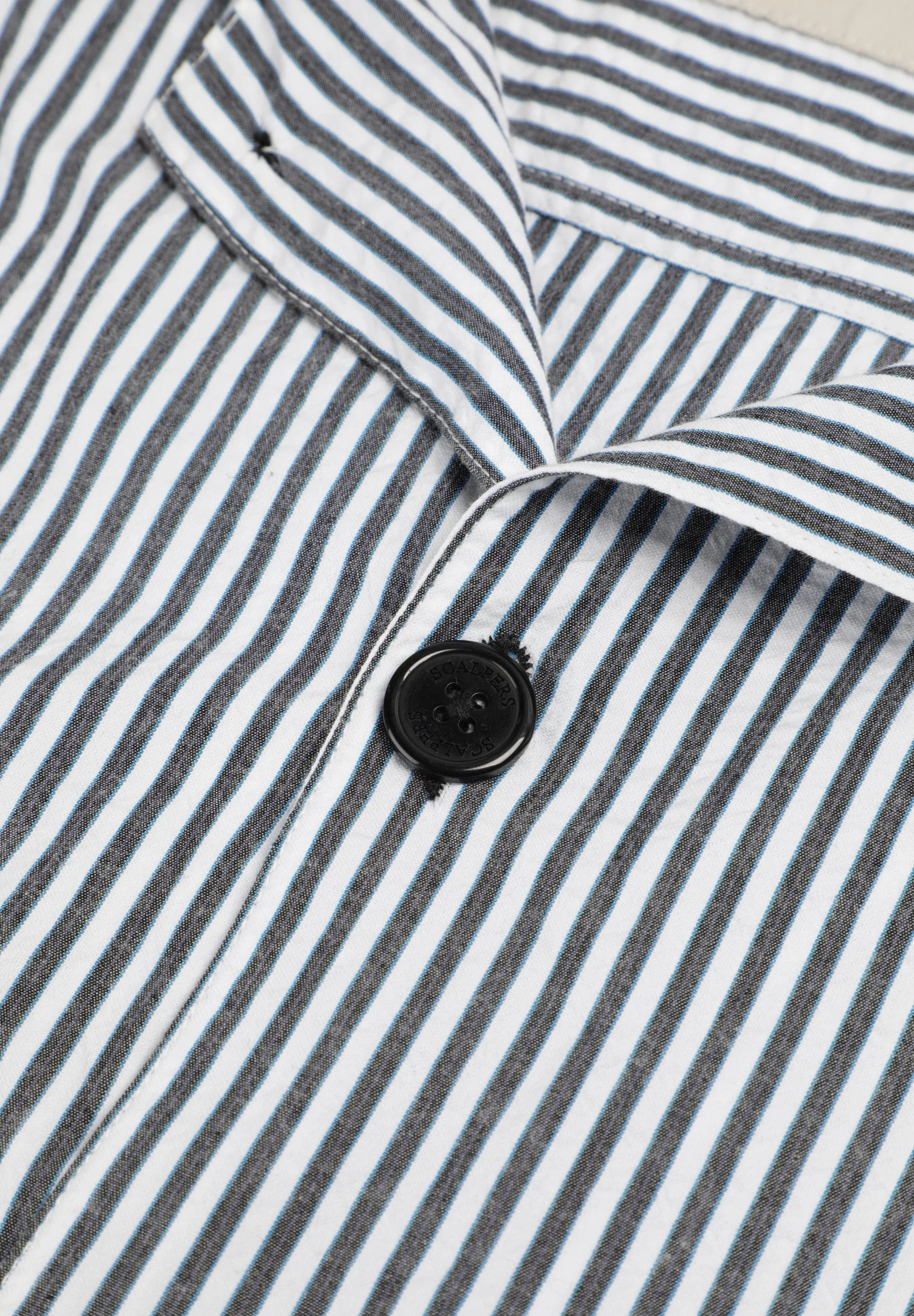 TEXTURED STRIPED OVERSHIRT - Image 7
