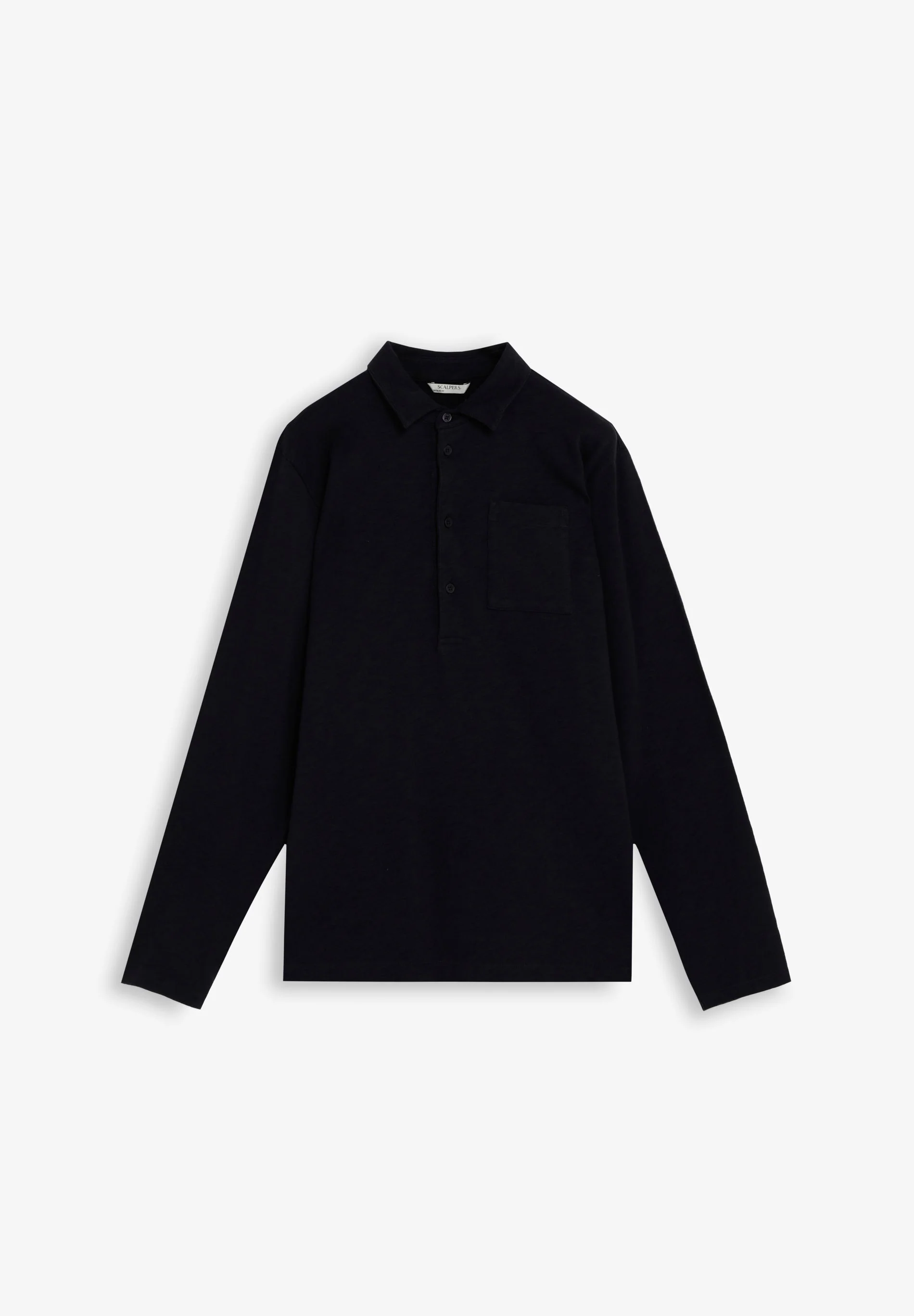 COTTON POLO SHIRT WITH POCKET - Image 4