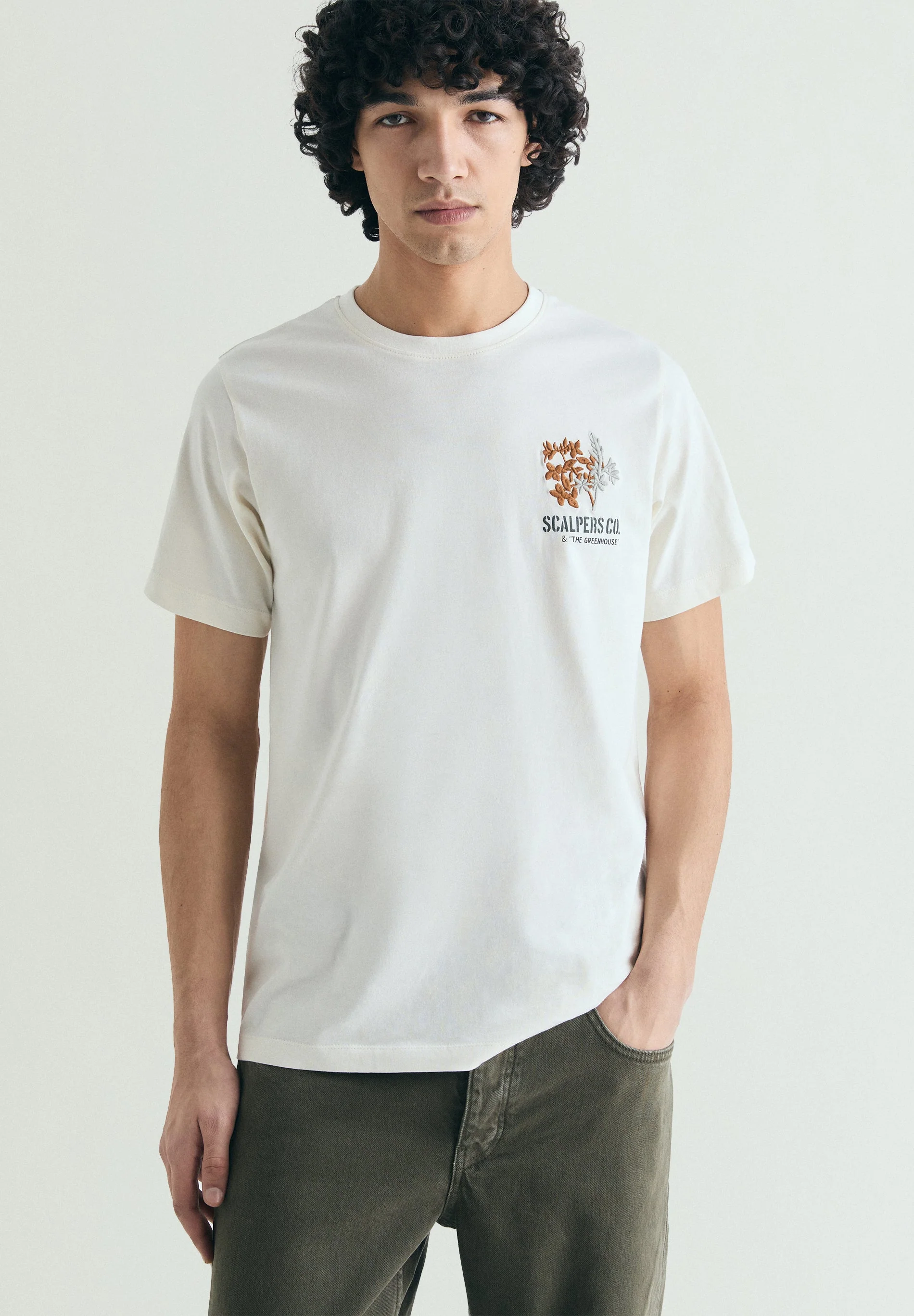 EMBROIDERED COTTON T-SHIRT - Image 3