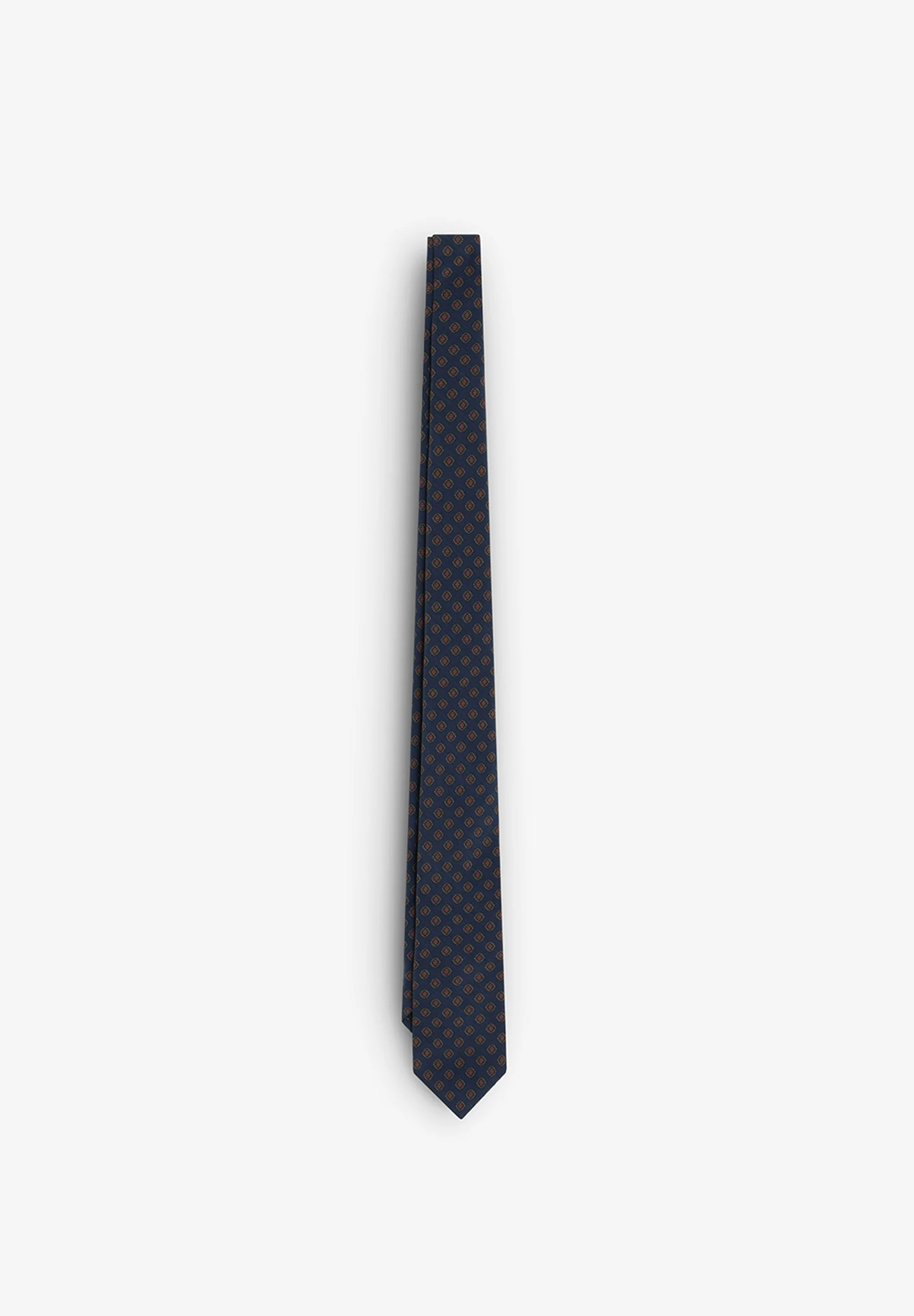 SILK TIE WITH VINTAGE MOTIFS