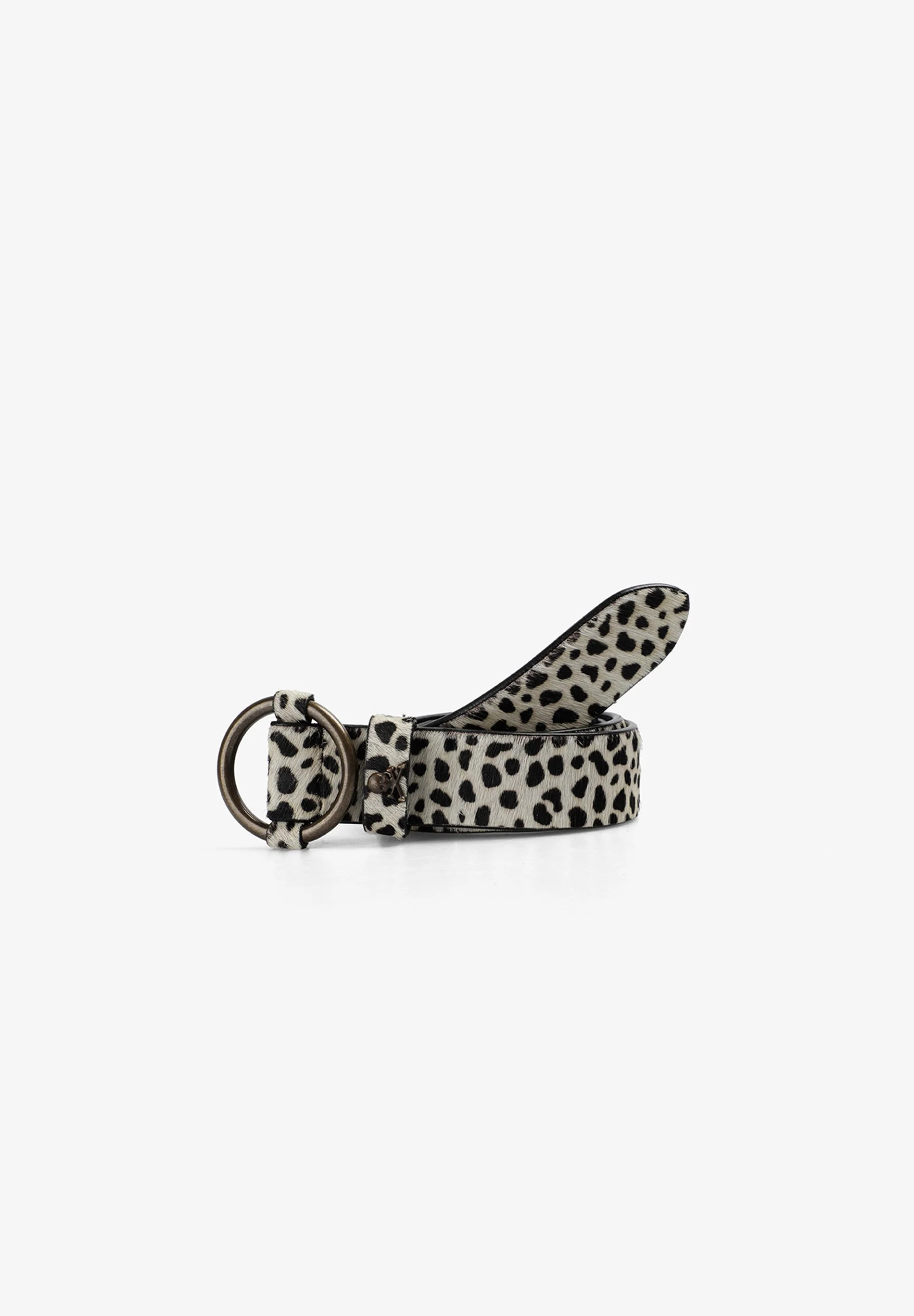 ANIMAL PRINT LEATHER BELT - Image 2