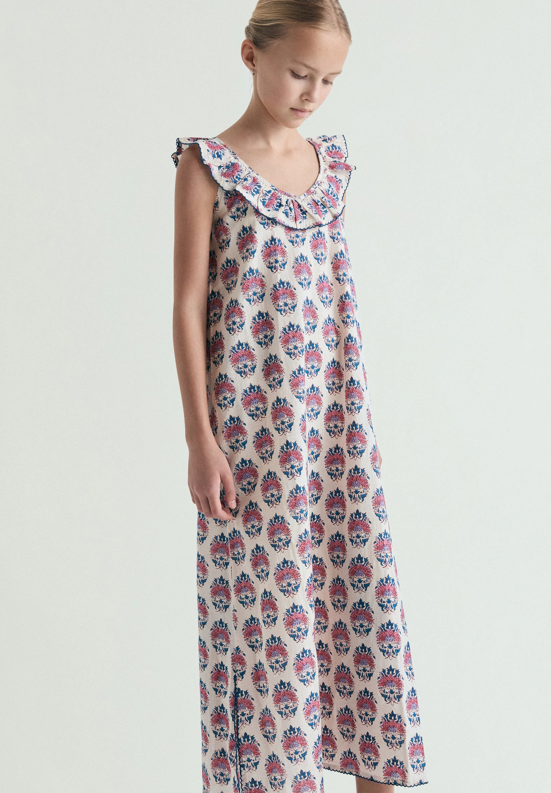 PRINTED MIDI DRESS - Image 2