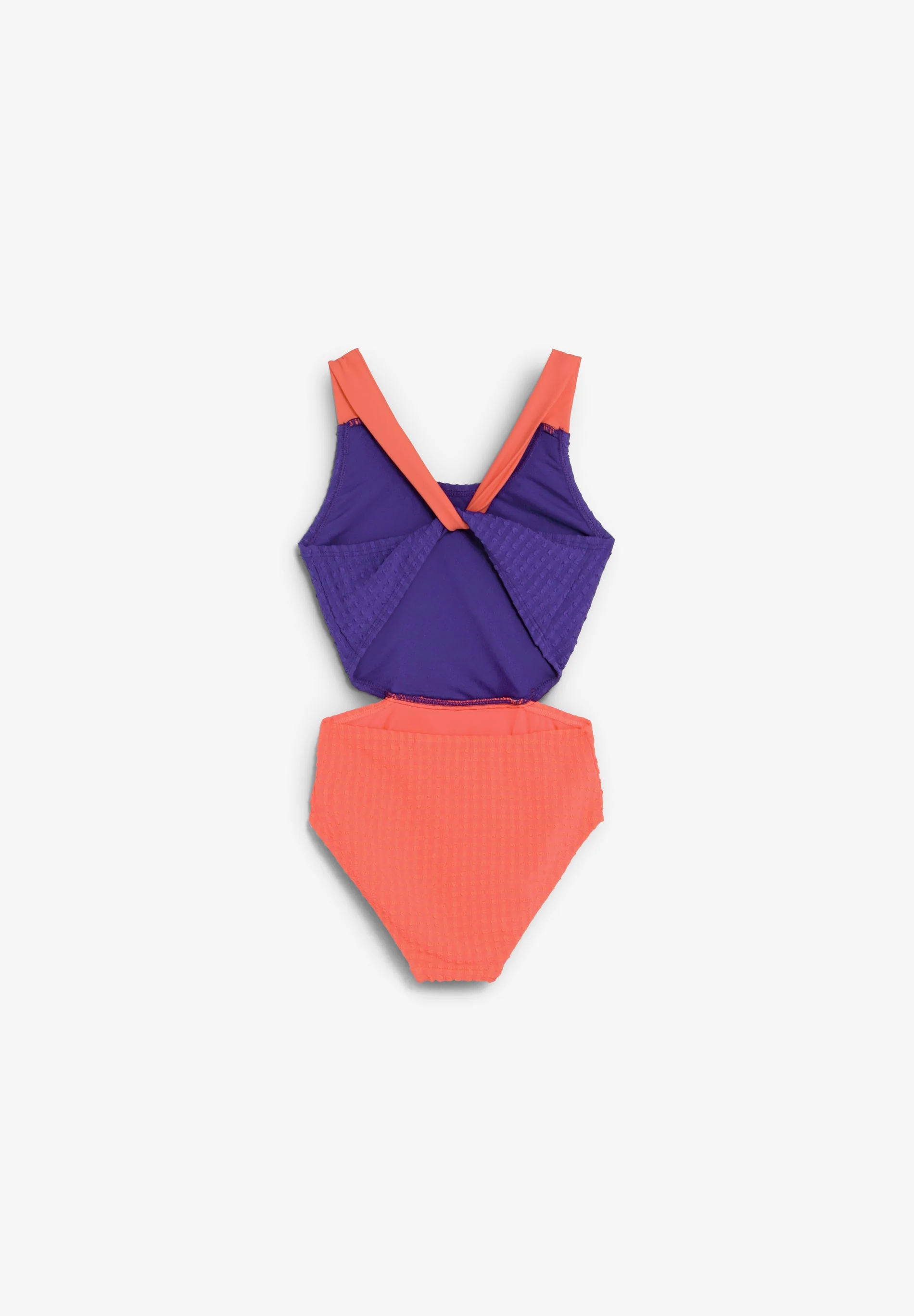 CONTRAST TWO-TONE SWIMSUIT - Image 5