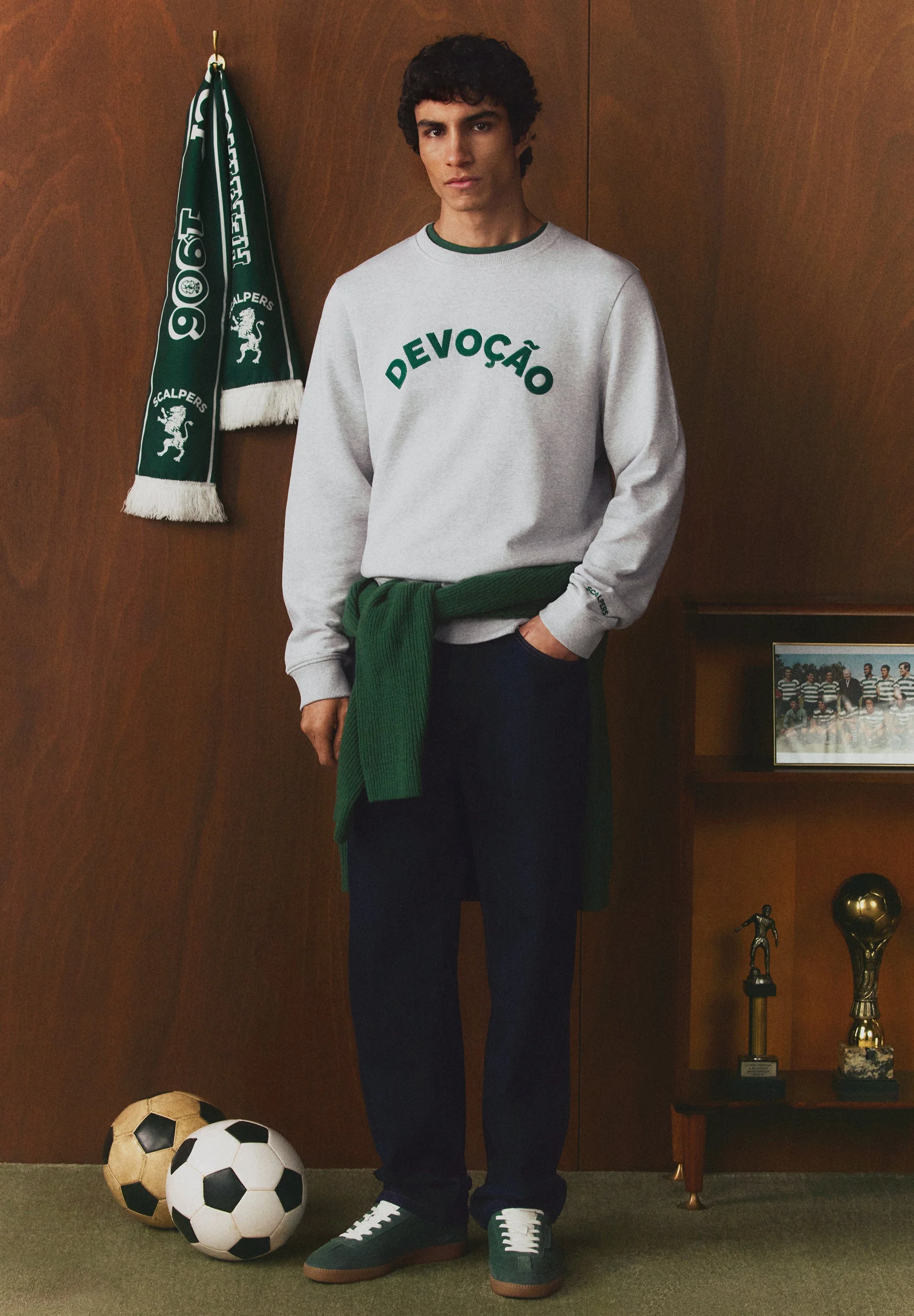 SCALPERS X SPORTING CP EMBROIDERED SWEATSHIRT - Image 2