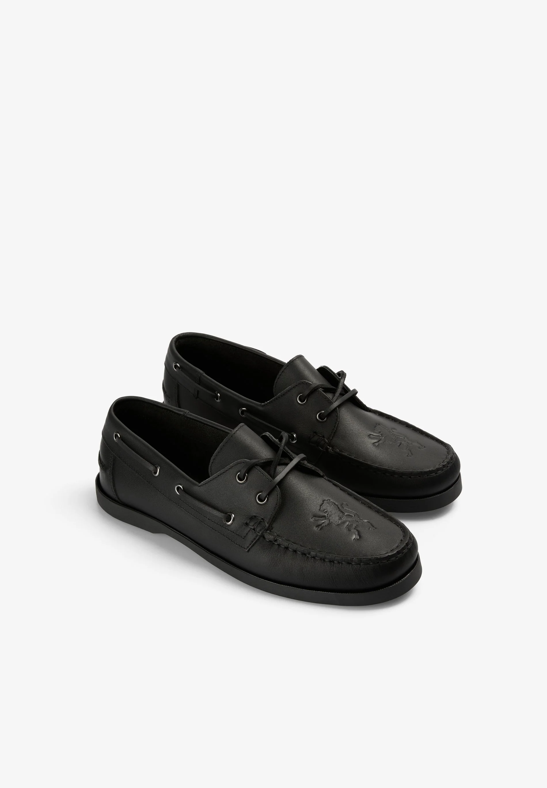 SCALPERS X SPORTING CP LEATHER DECK SHOES - Image 2