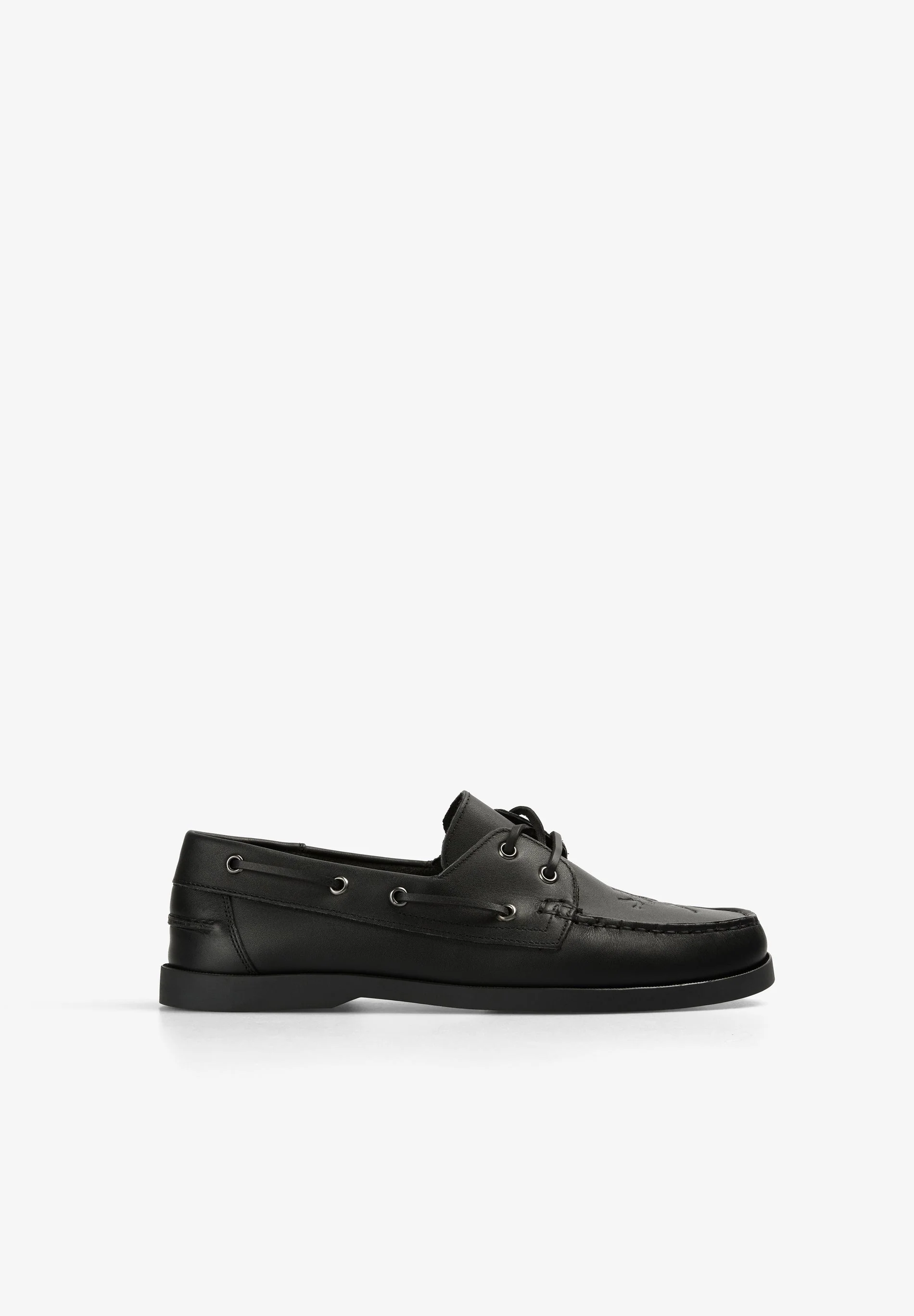 SCALPERS X SPORTING CP LEATHER DECK SHOES - Image 3